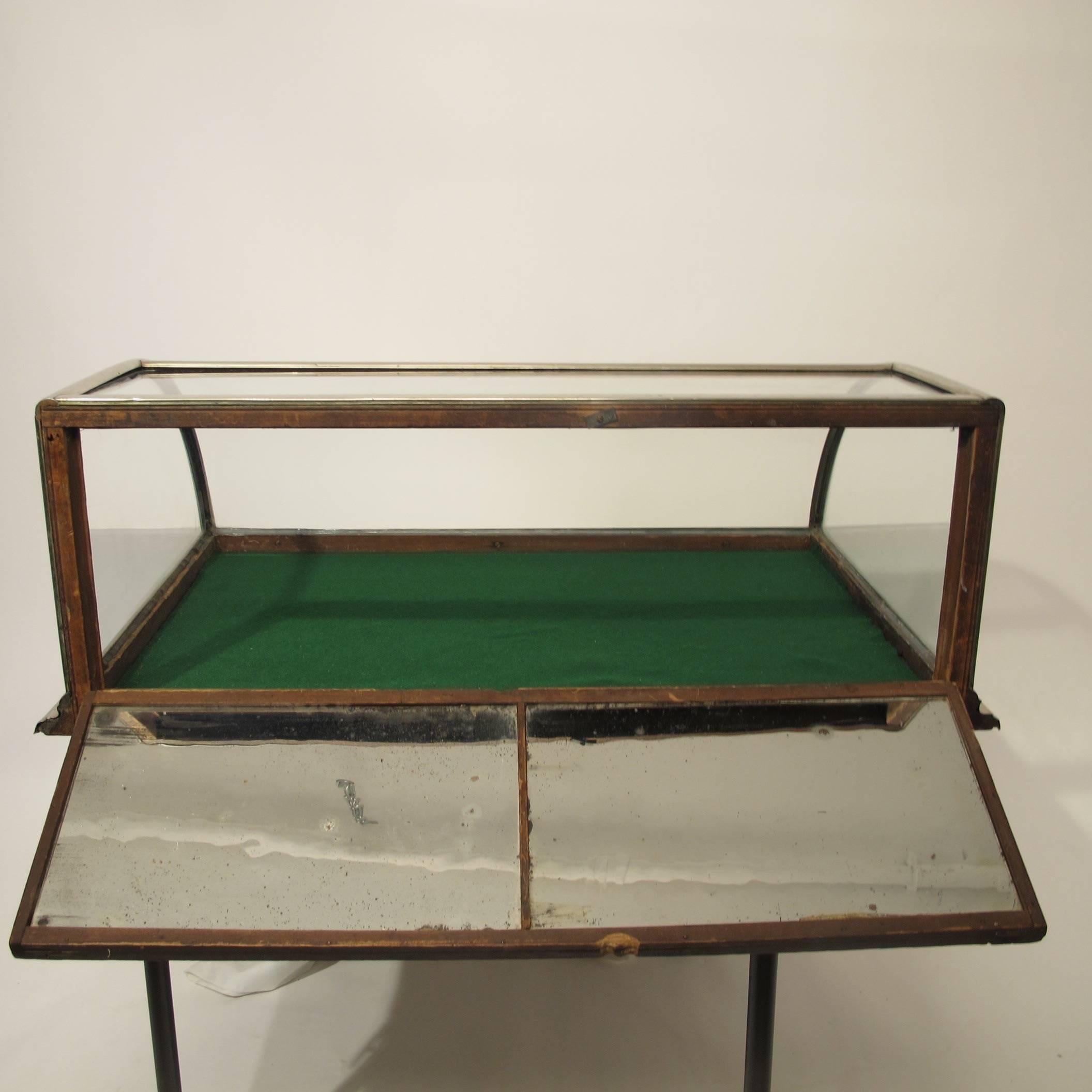 Antique NickelPlated Display Case at 1stDibs antique display cases, antique book display case