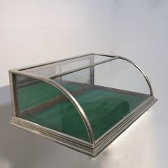 Antique Nickel-Plated Display Case