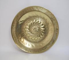 17th Century Brass Alms Plate