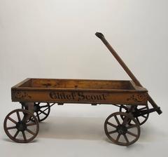 19th Century Chief Scout Wooden Wagon