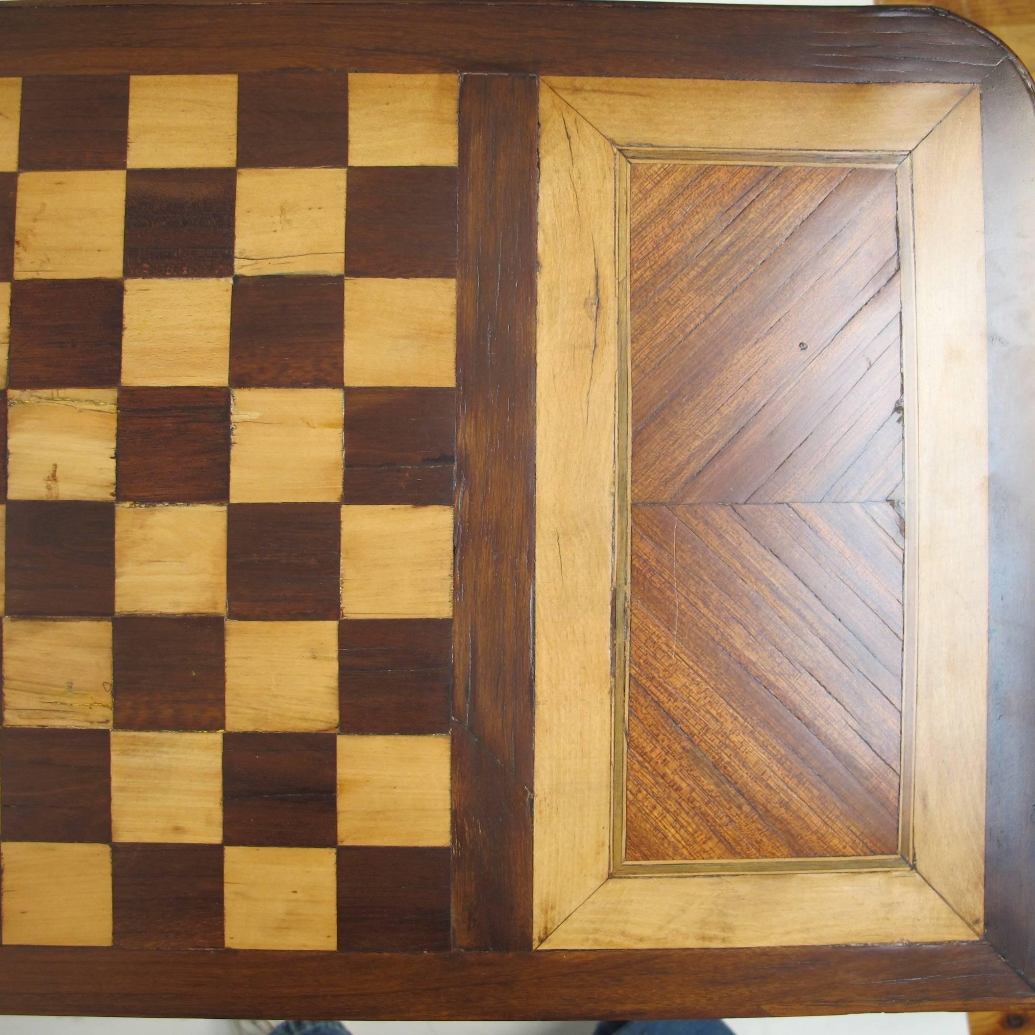 Fruitwood French Walnut Game Table
