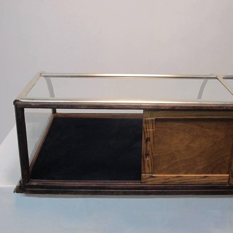 Antique NickelPlated Display Case at 1stdibs