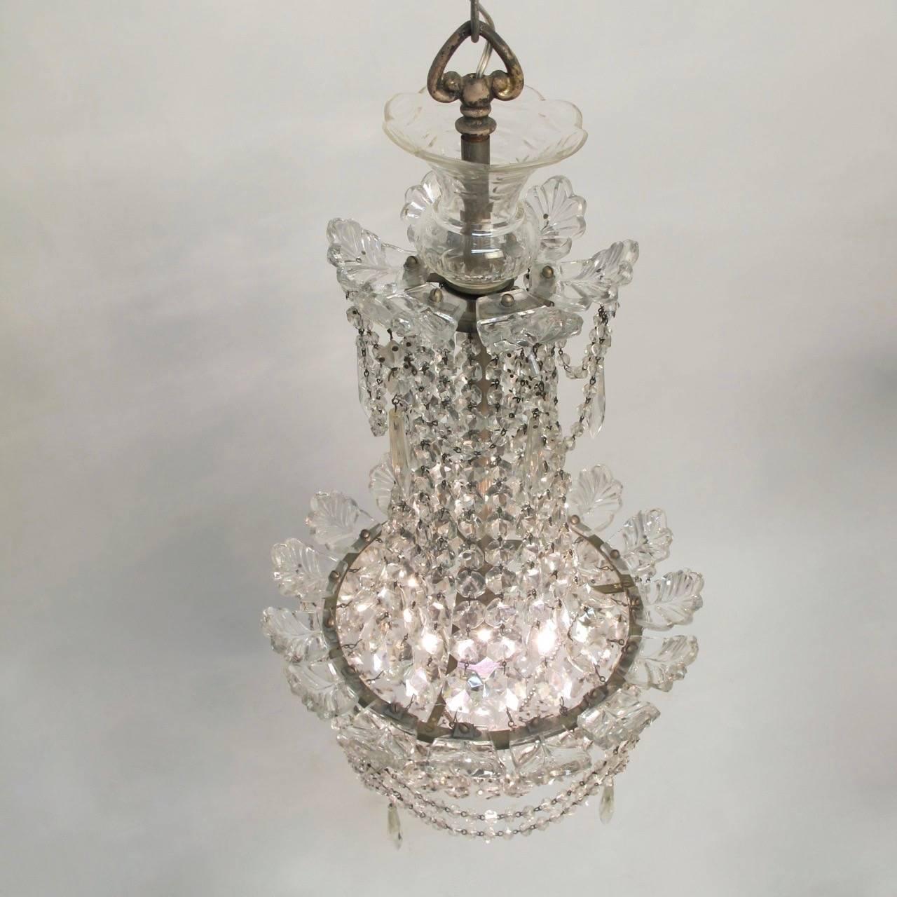 petite crystal chandelier