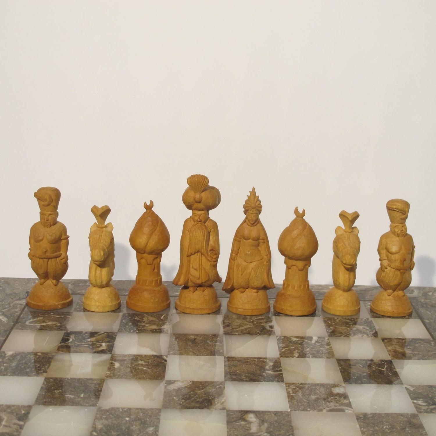 Italian Chess Set at 1stdibs