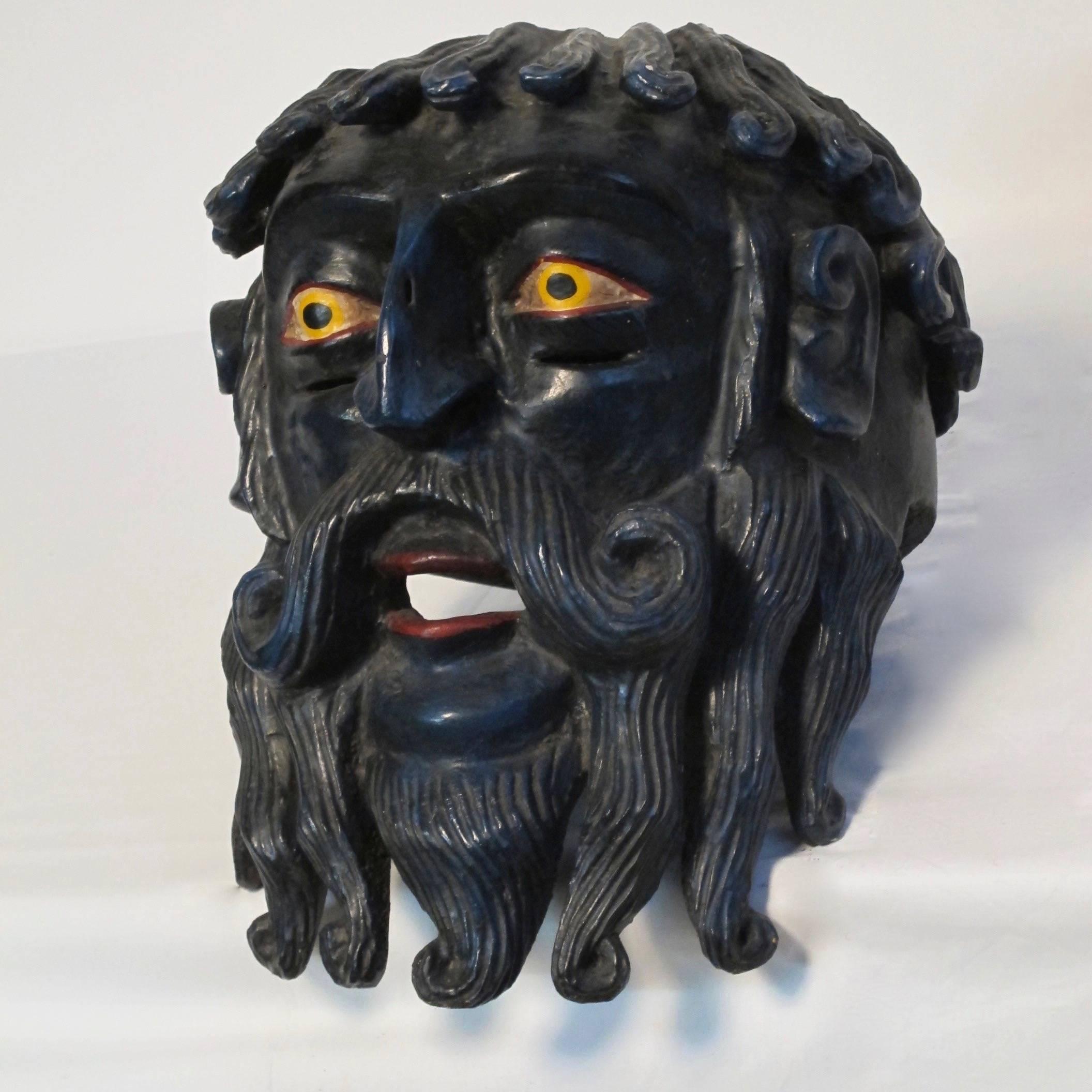 poseidon greek mask
