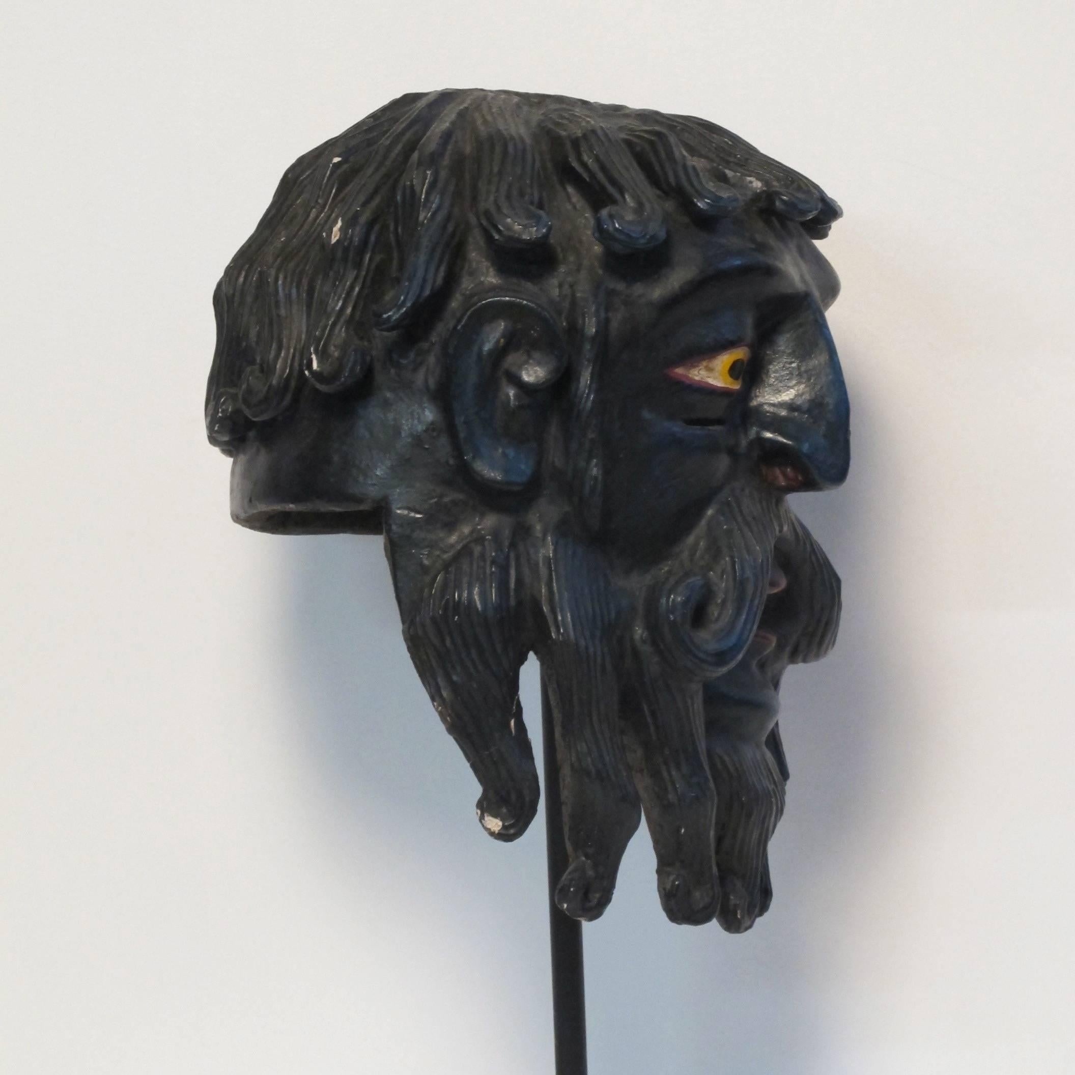 20th Century Mexican Helmut Mask of Poseidon