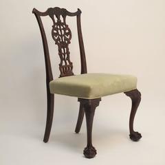 Pair of Sheraton Mahogany Side Chairs