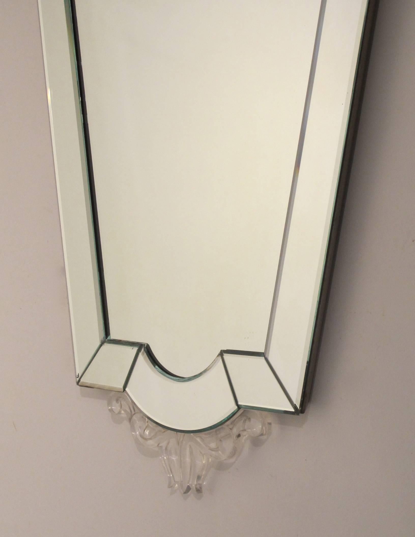 Hollywood Regency Venetian Style Mirror In Excellent Condition In San Francisco, CA