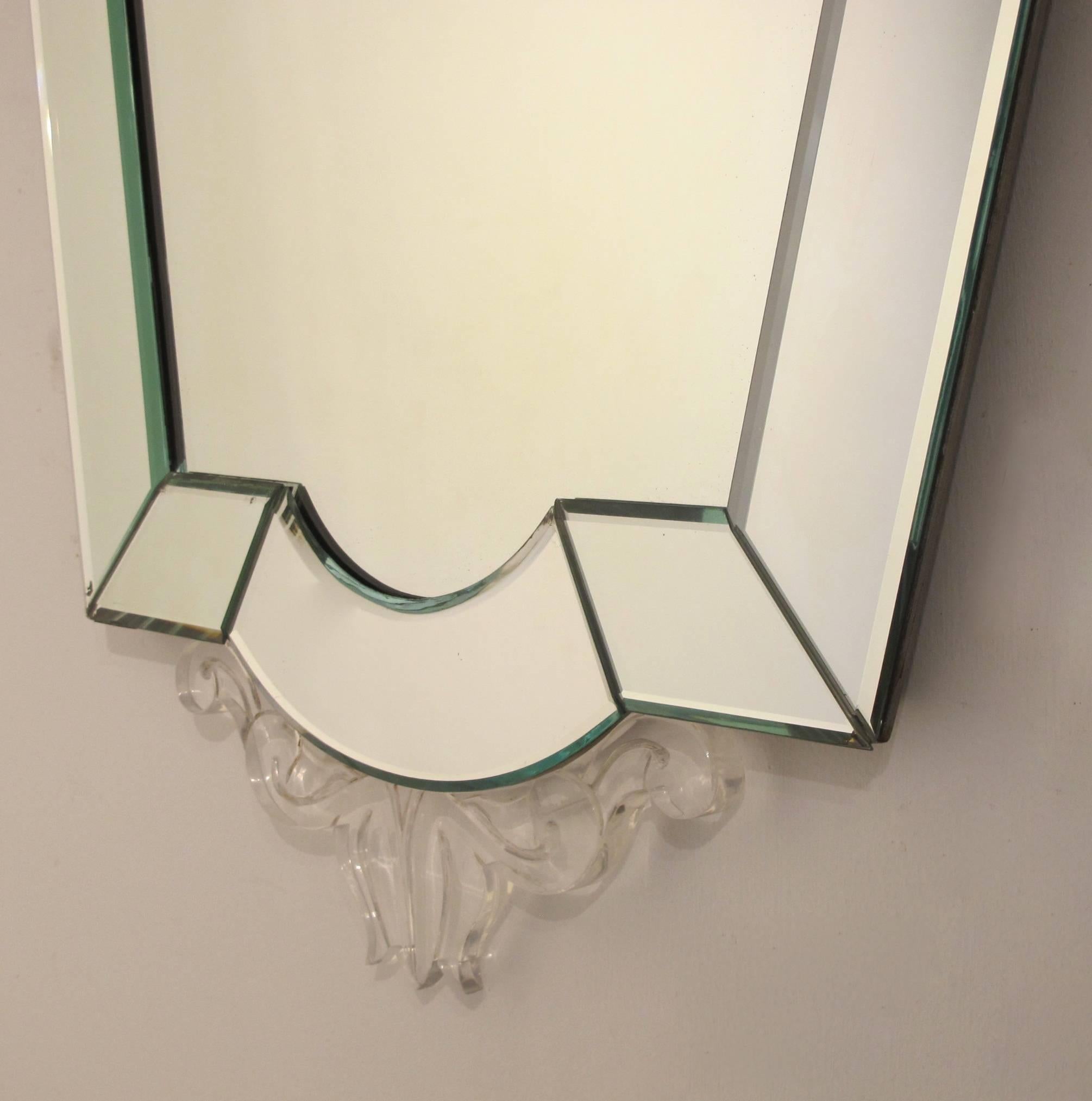20th Century Hollywood Regency Venetian Style Mirror