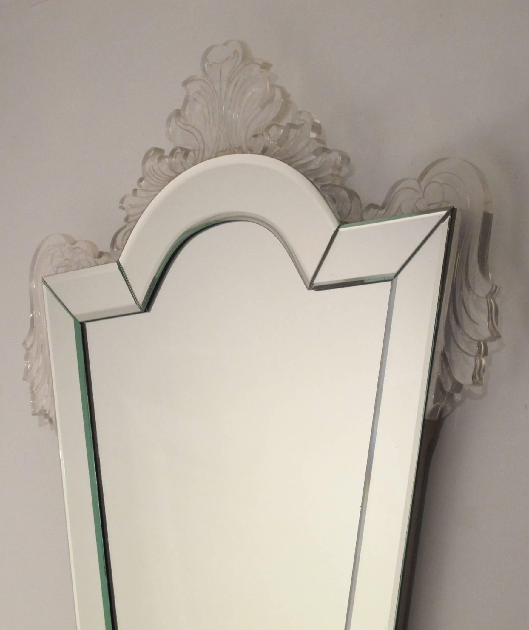 American Hollywood Regency Venetian Style Mirror