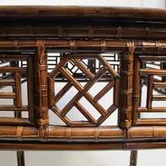 Antique Chinese Bamboo Table c1880