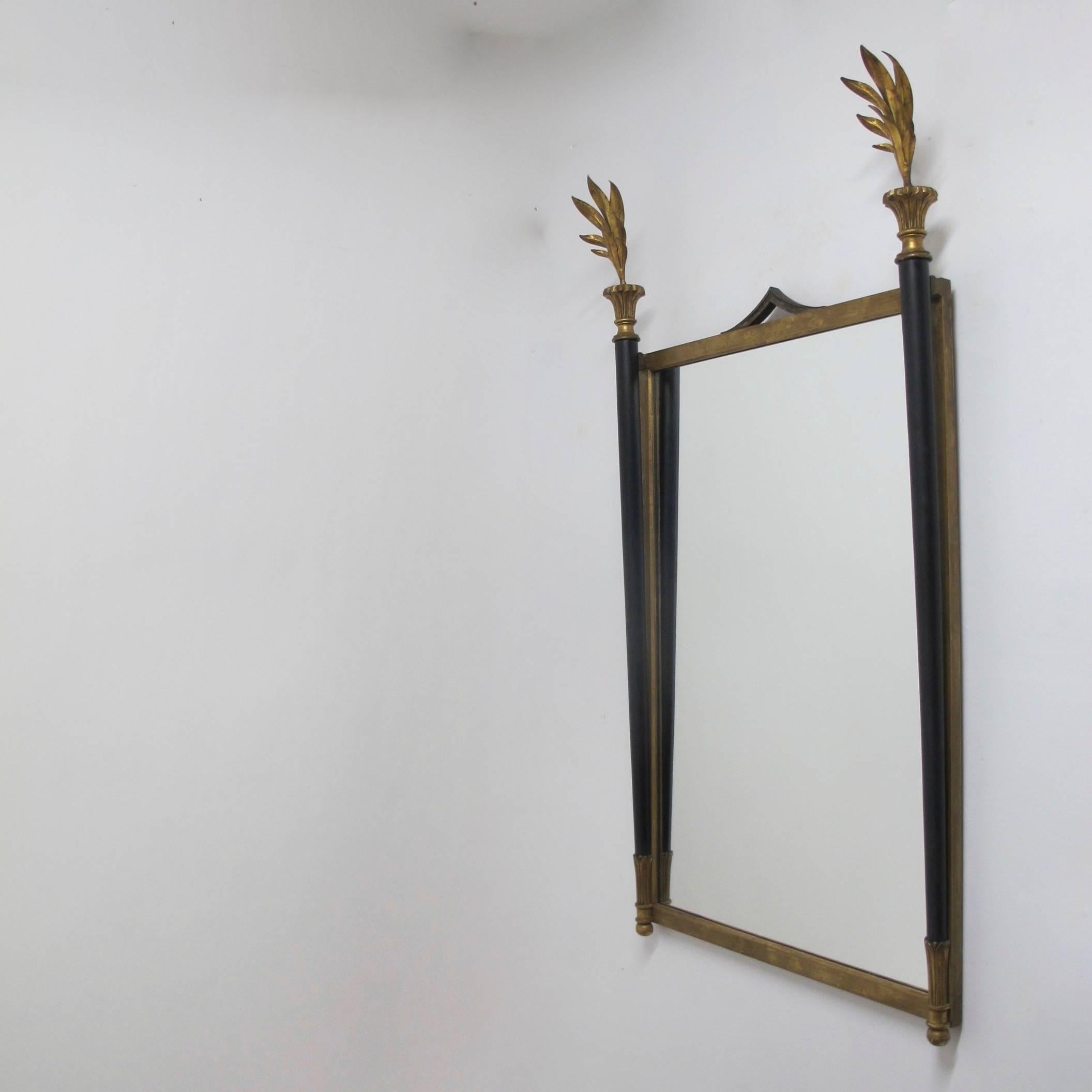 Iron Italian Neoclassical Style Mirror