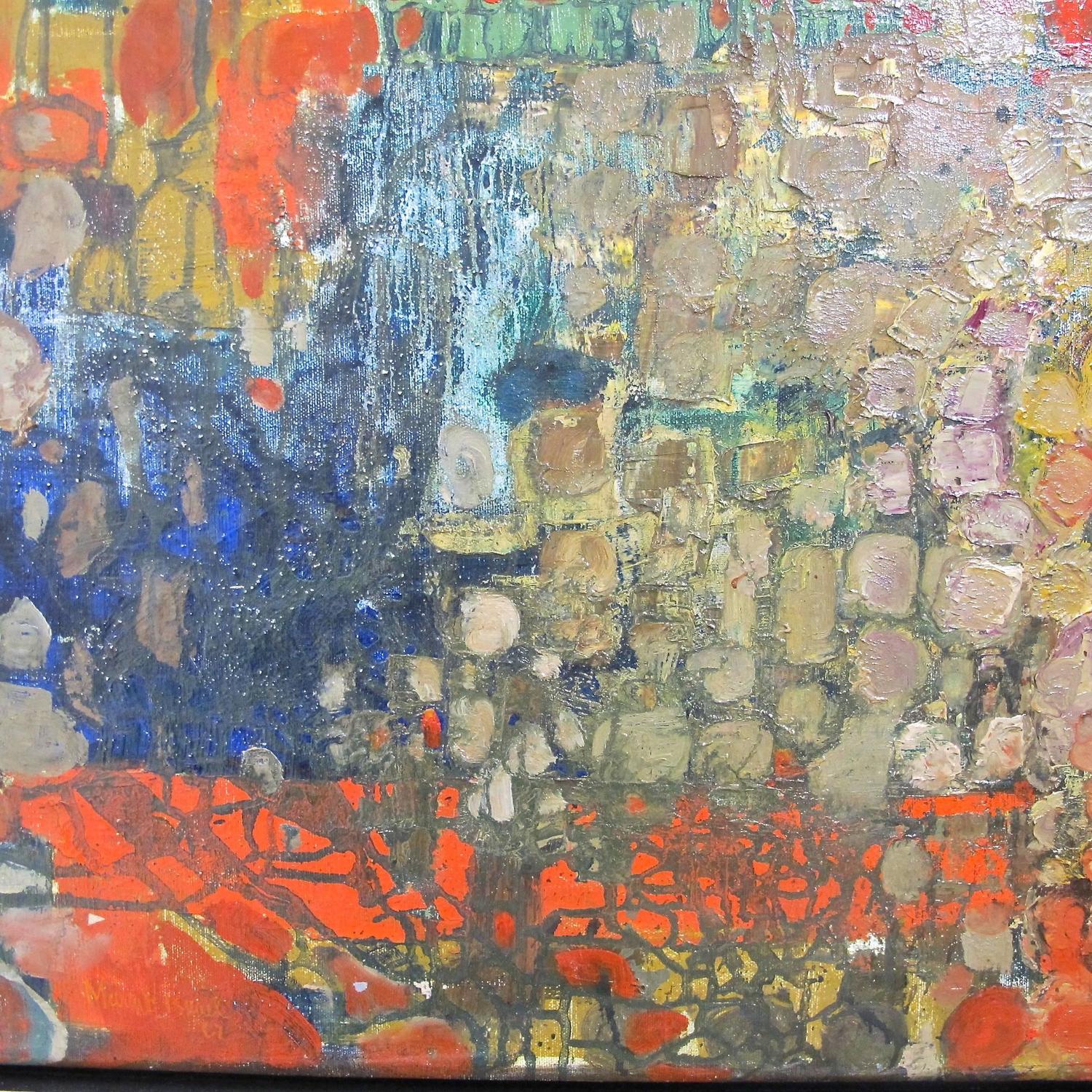 MidCentury Abstract Painting at 1stdibs