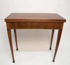19th Century Mahogany Neoclassical Style Game Table