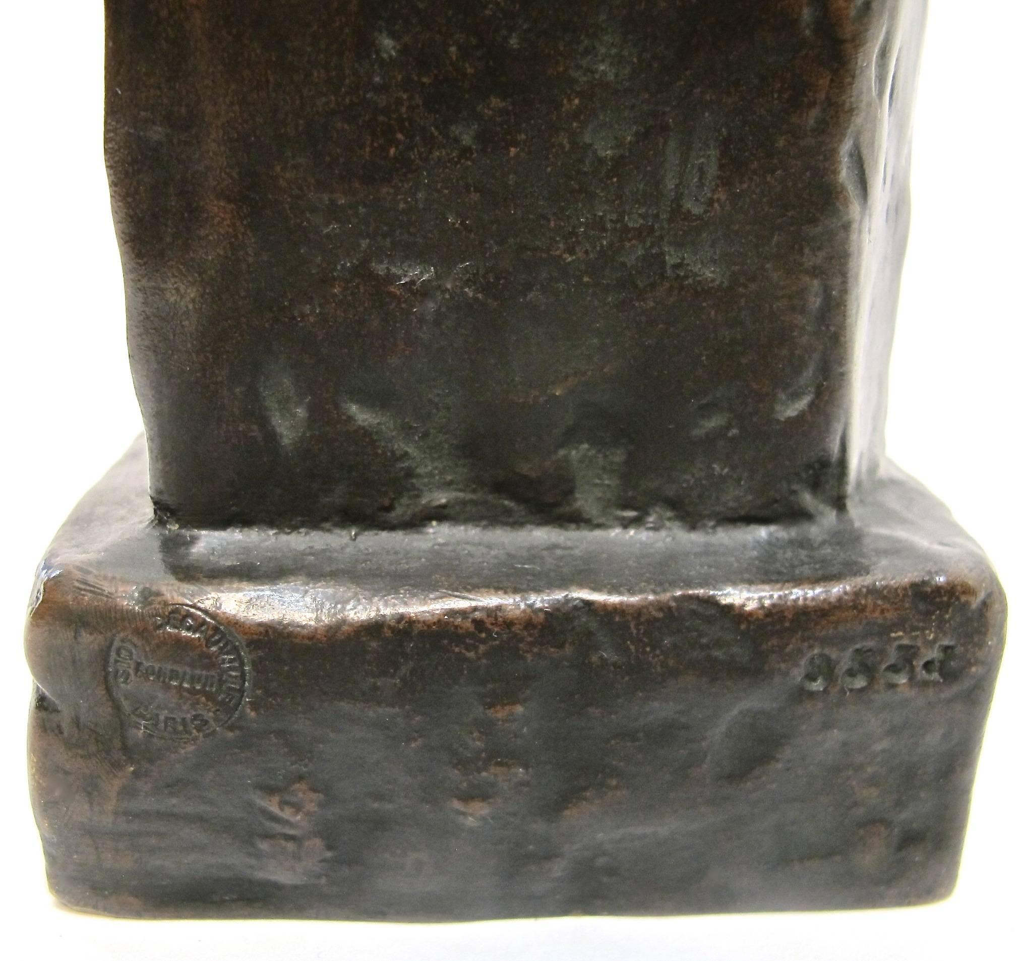Albert Bartholomew Bronze Figure La Pleureuse For Sale 1