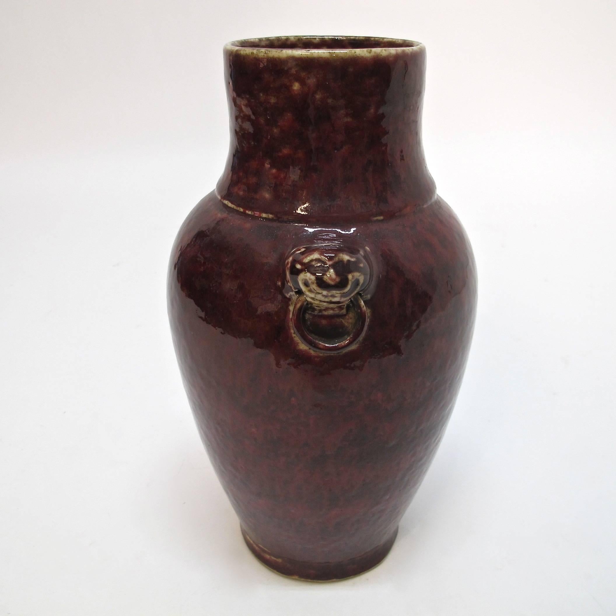 Chinois Vase flambe chinois du début du XIXe siècle en vente