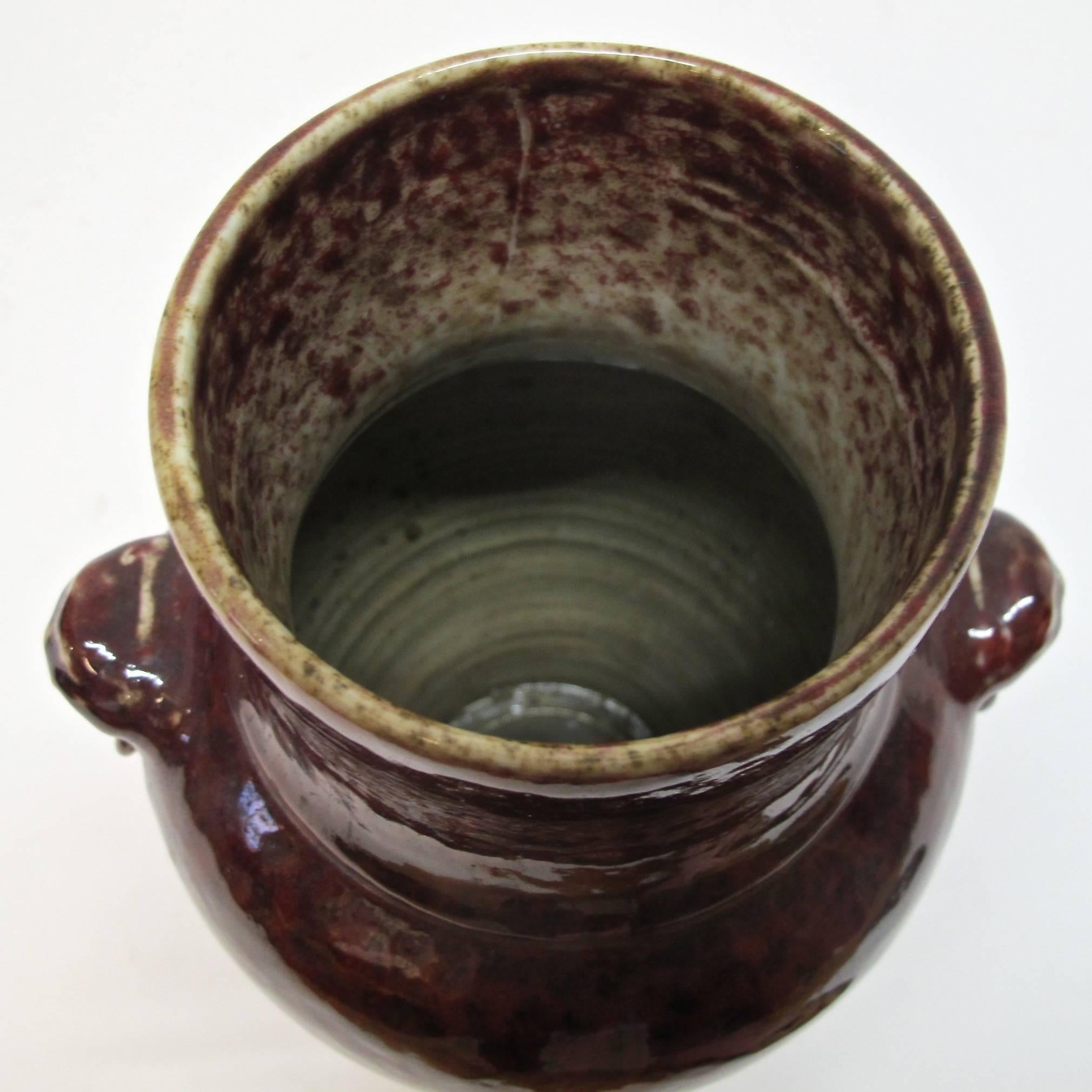 Porcelaine Vase flambe chinois du début du XIXe siècle en vente