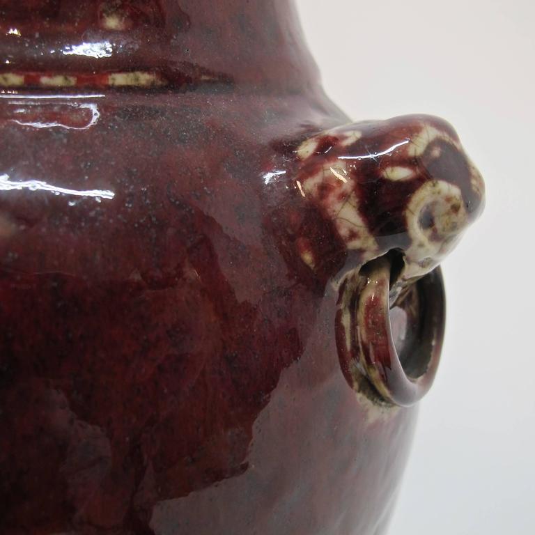 Early 19th Century Chinese Flambe Vase For Sale 2