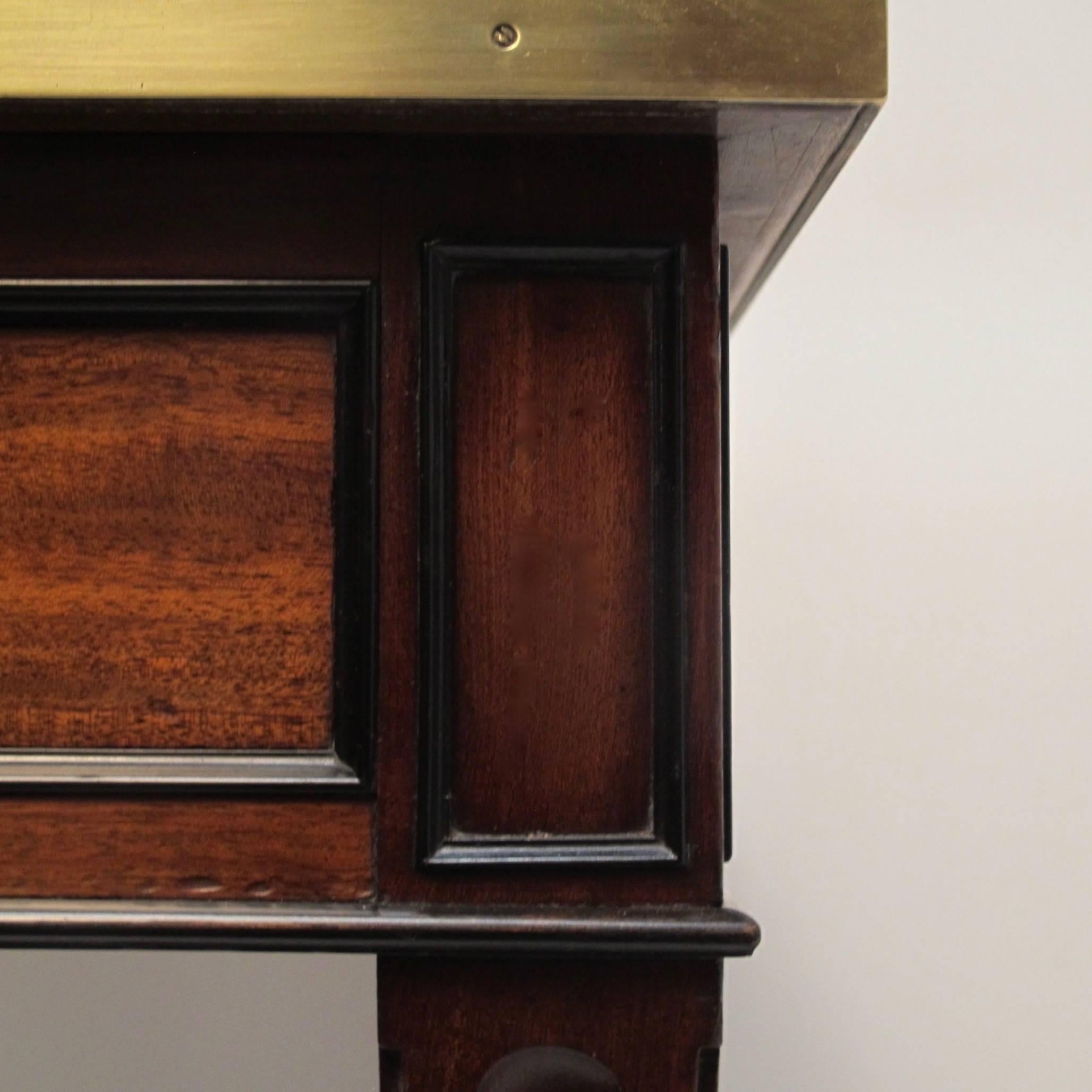 Louis XVI Style Mahogany Bureau Plat Desk 1