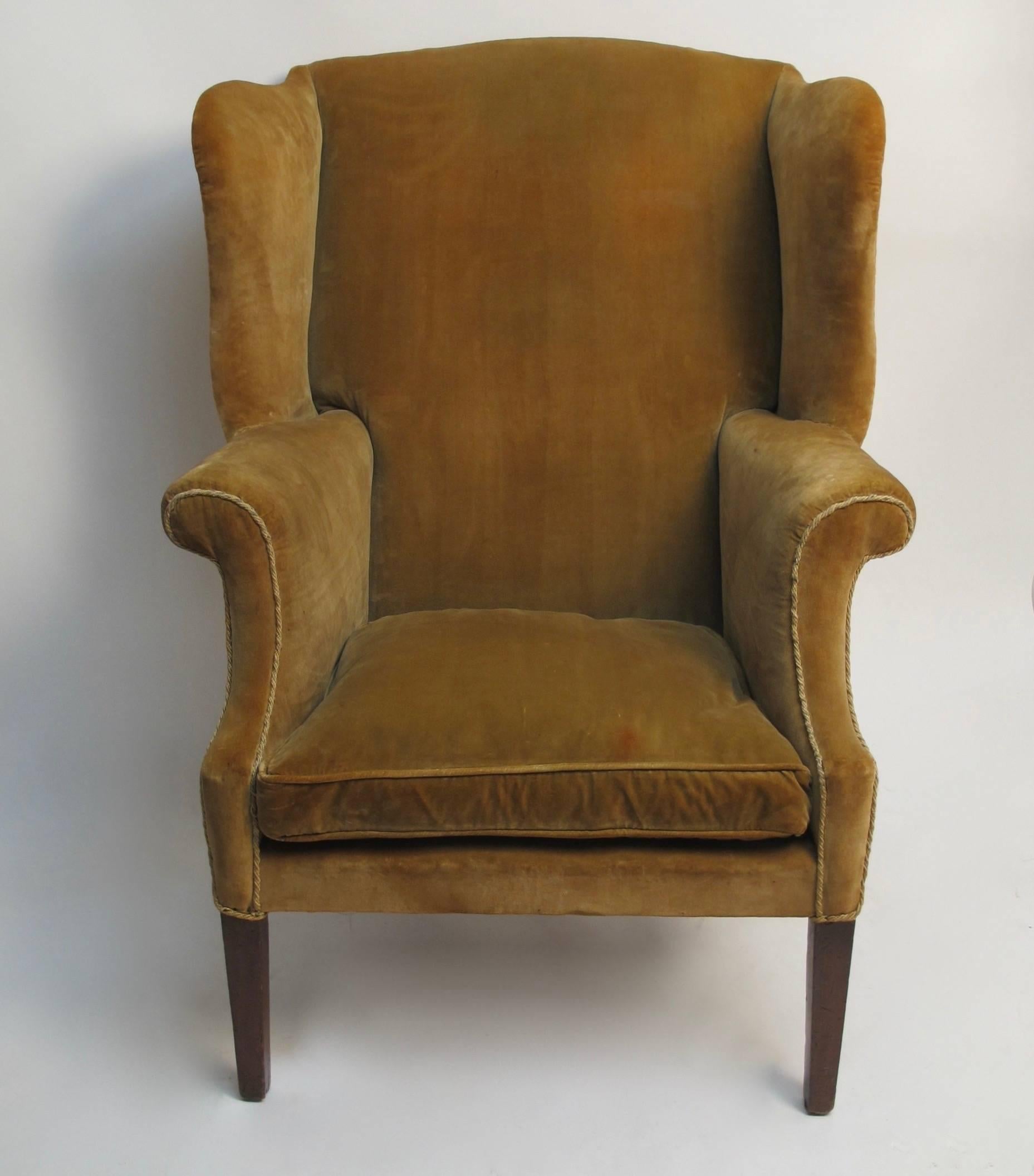 18th century wingback chair