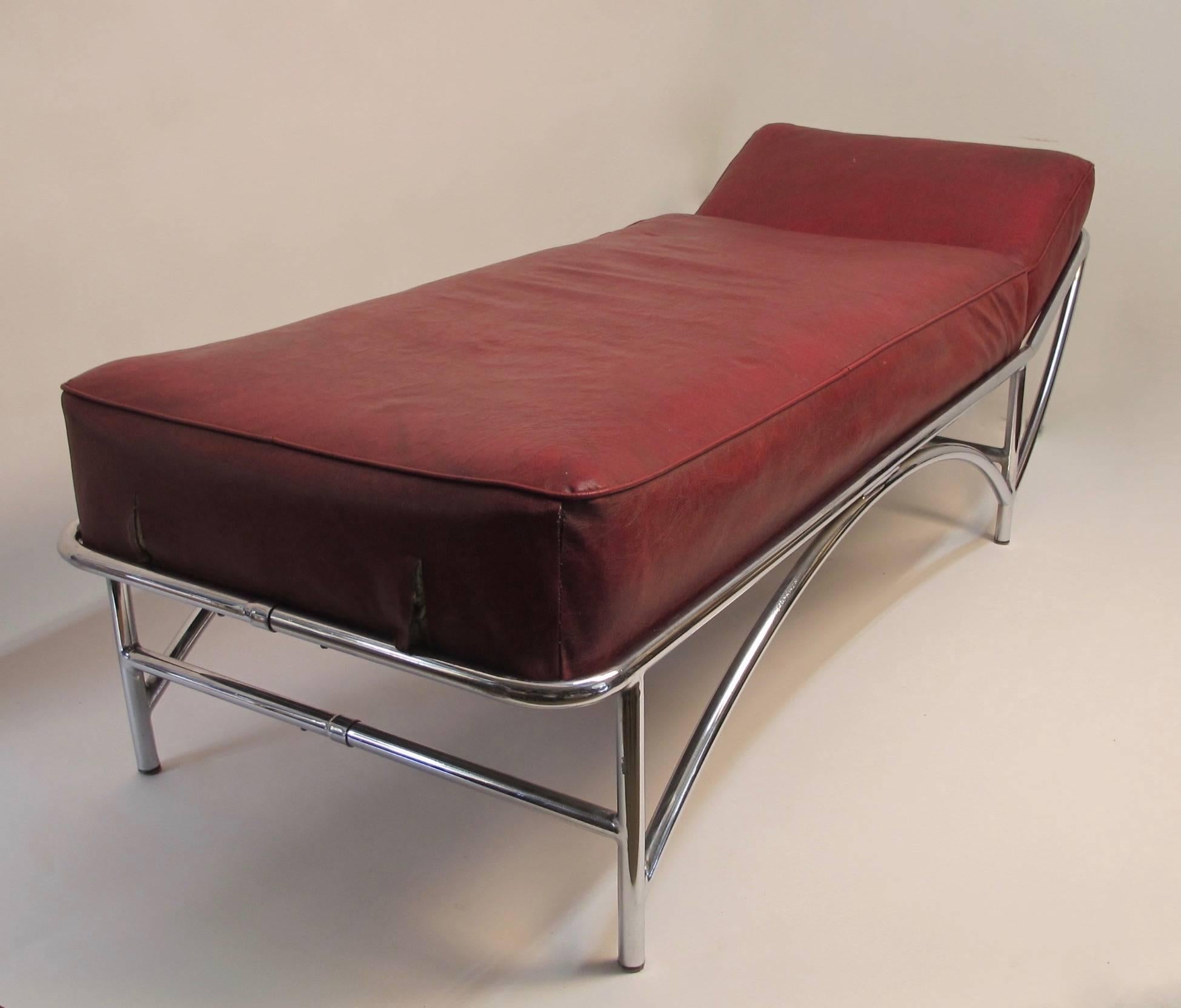 American KEM Weber Art Deco Chaise Daybed