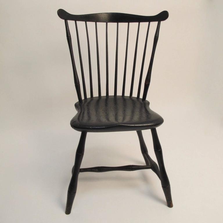 Early American Windsor Side Chair at 1stDibs
