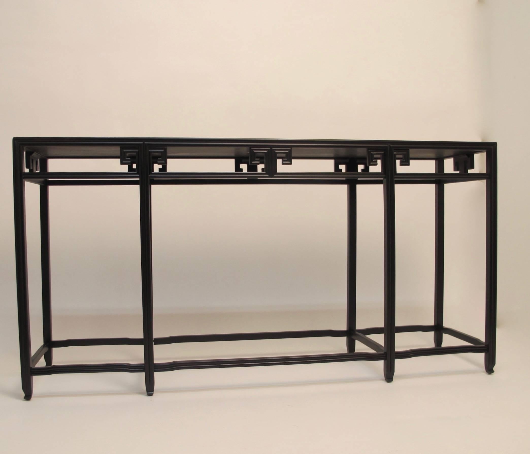 Black Asian Style Console Table 1