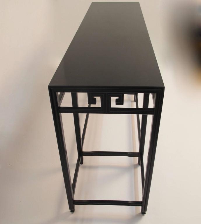 Black Asian Style Console Table at 1stdibs
