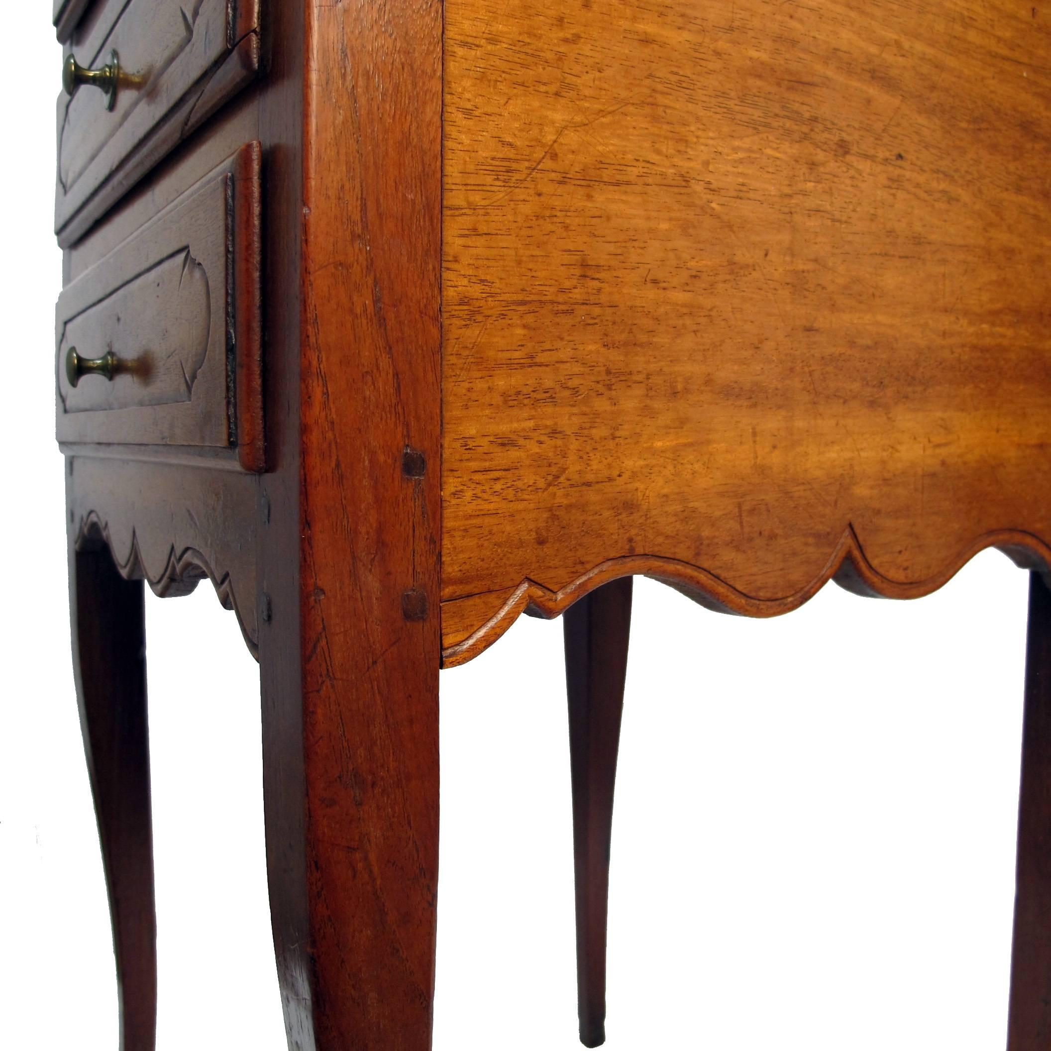 Satinwood and Mahogany Side Table, circa 1800 1