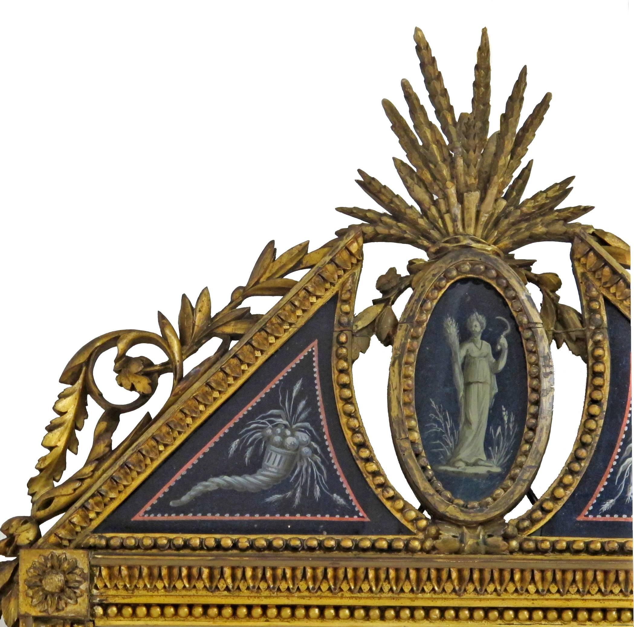 Gilt 18th Century French Mirror