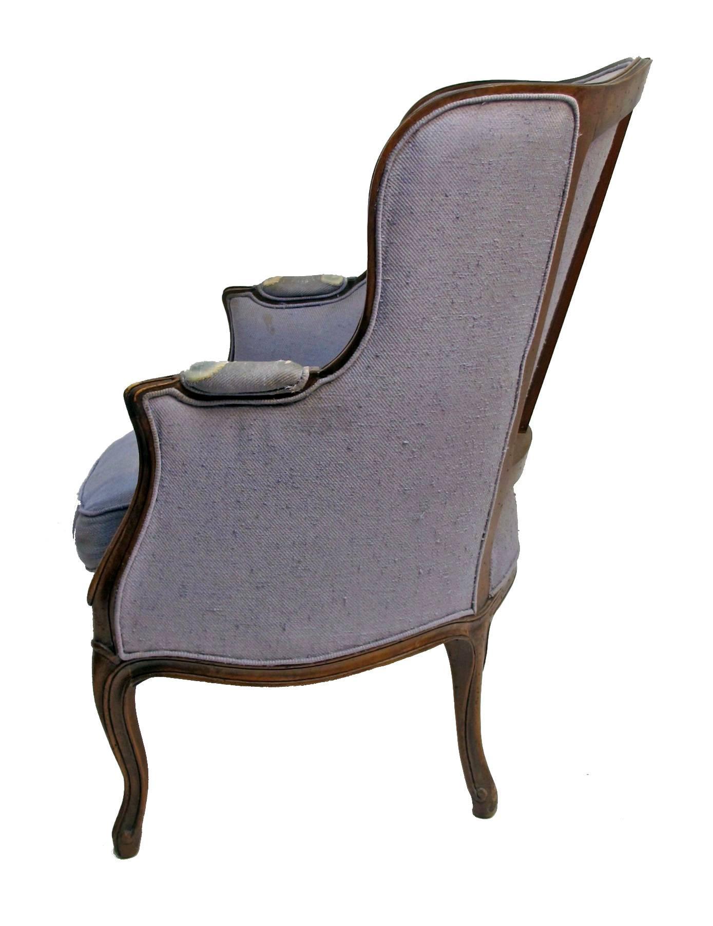 French Bergere Style Chair In Good Condition In San Francisco, CA