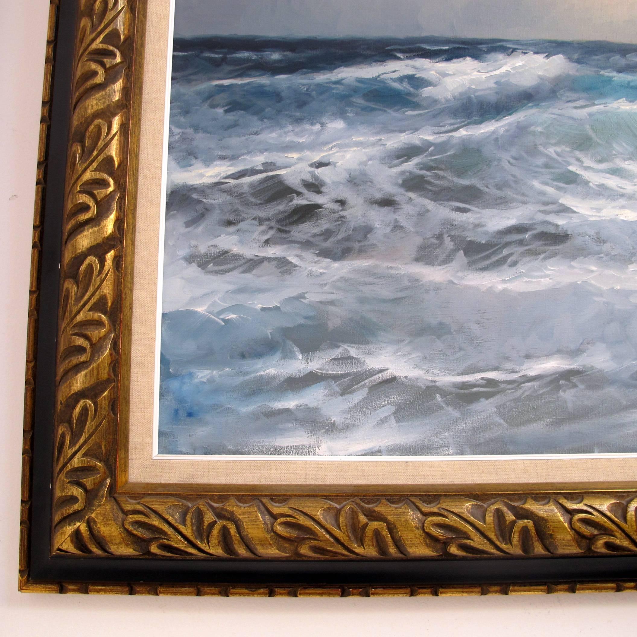 Monterey Seascape Painting by Alexander Dzigurski 3