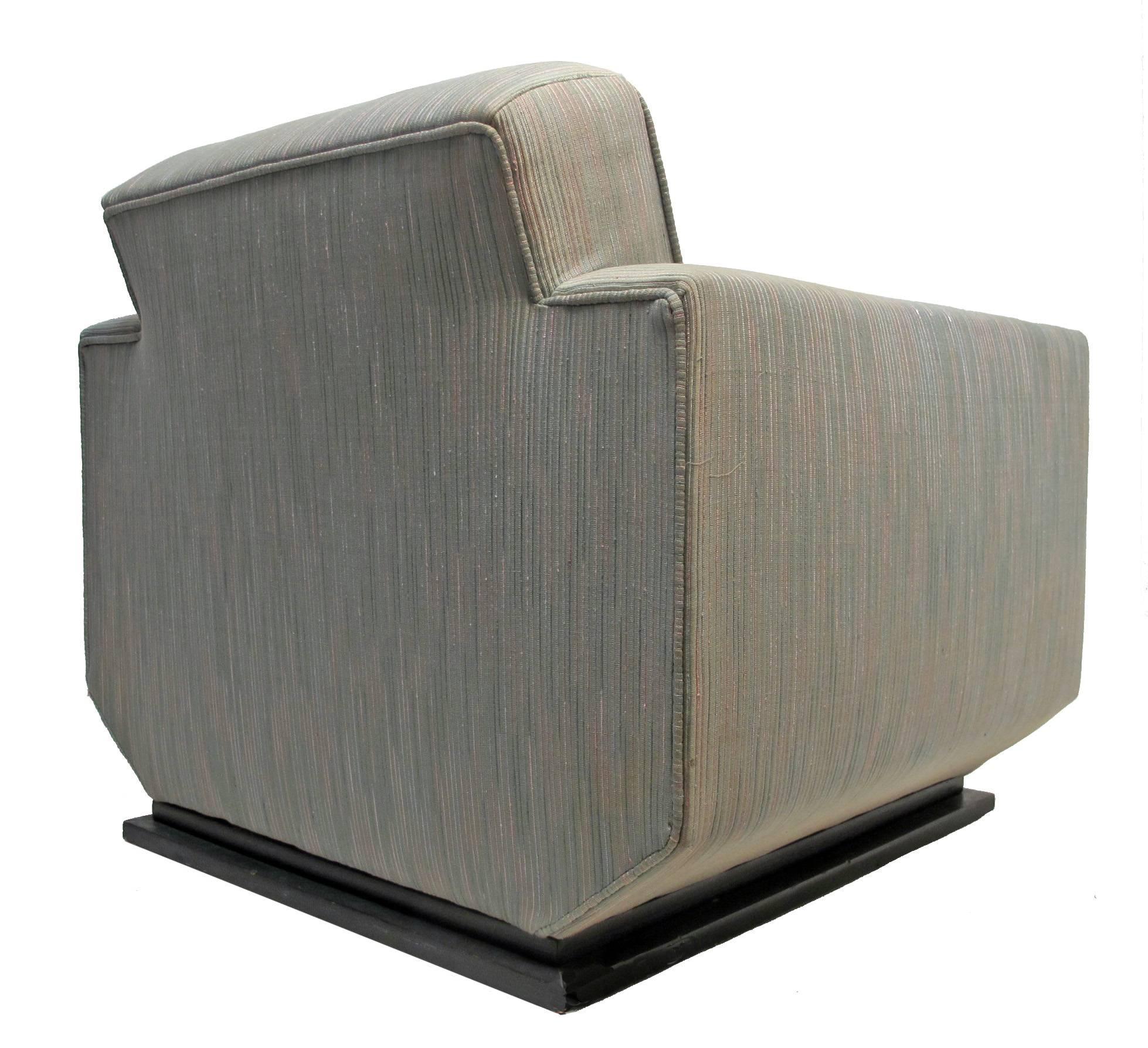 Upholstery Mid-Century Modern Club Chair