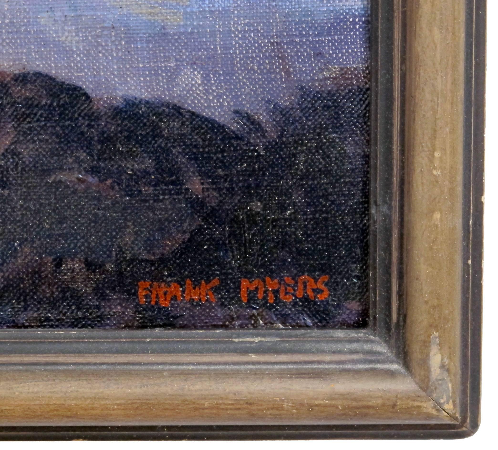 Landschaftsgemälde des Berges von Frank Myers im Zustand „Gut“ im Angebot in San Francisco, CA
