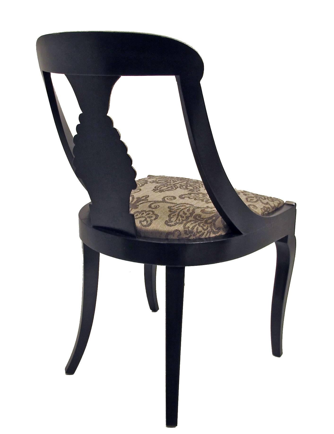 hollywood regency dining chairs