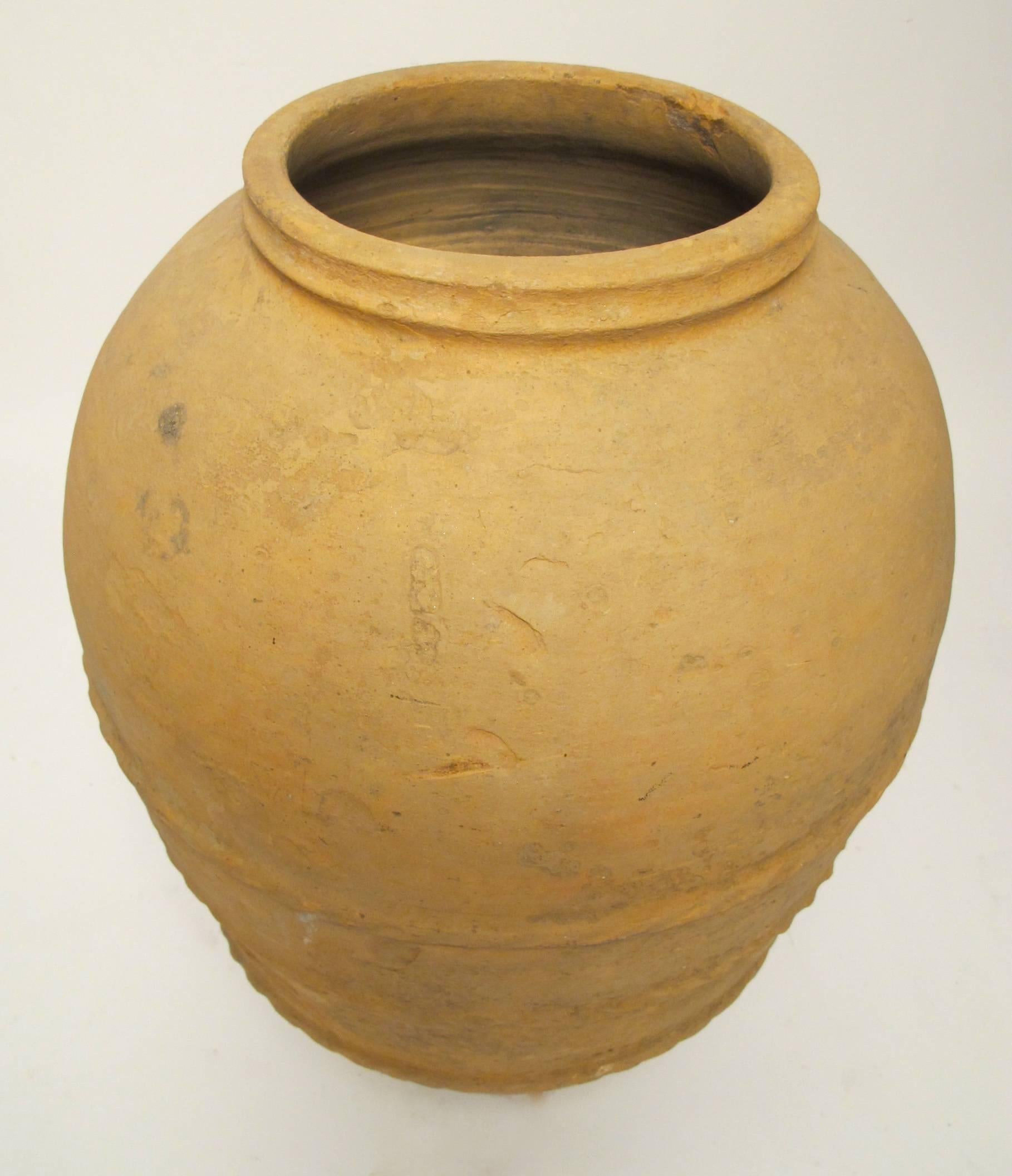 19th Century Greek Terracotta Oil Jar 1