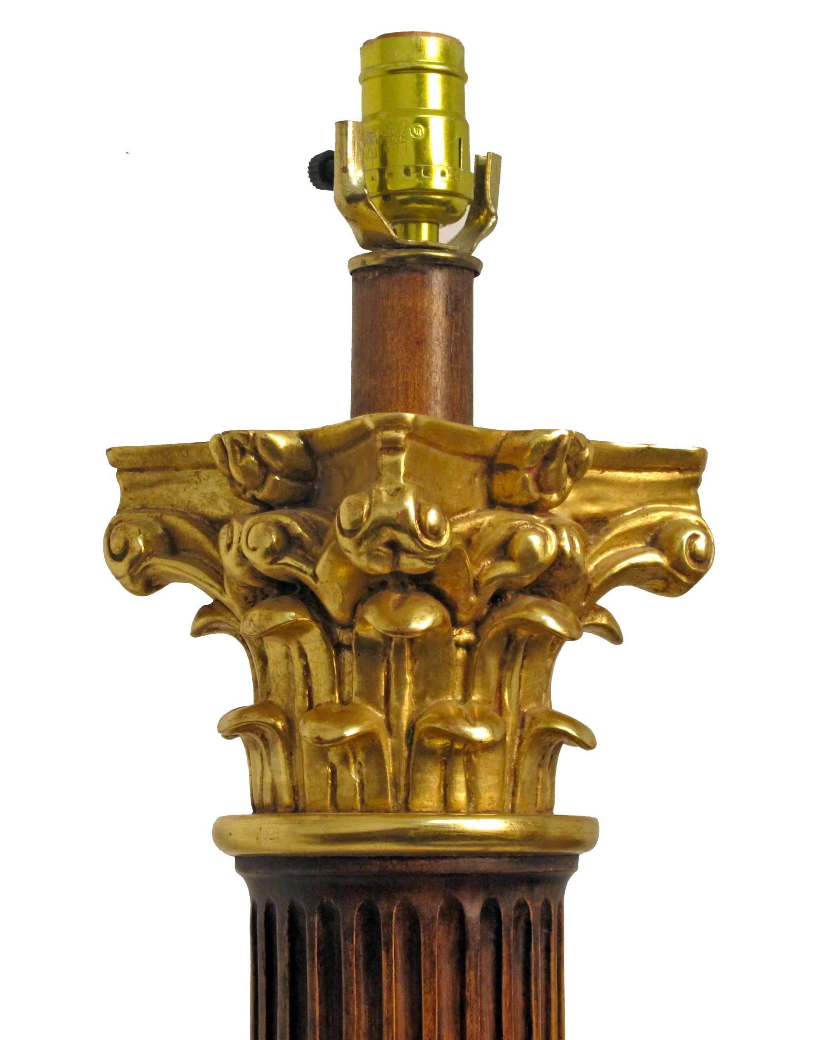 Neoclassical Style Floor Lamp In Excellent Condition In San Francisco, CA