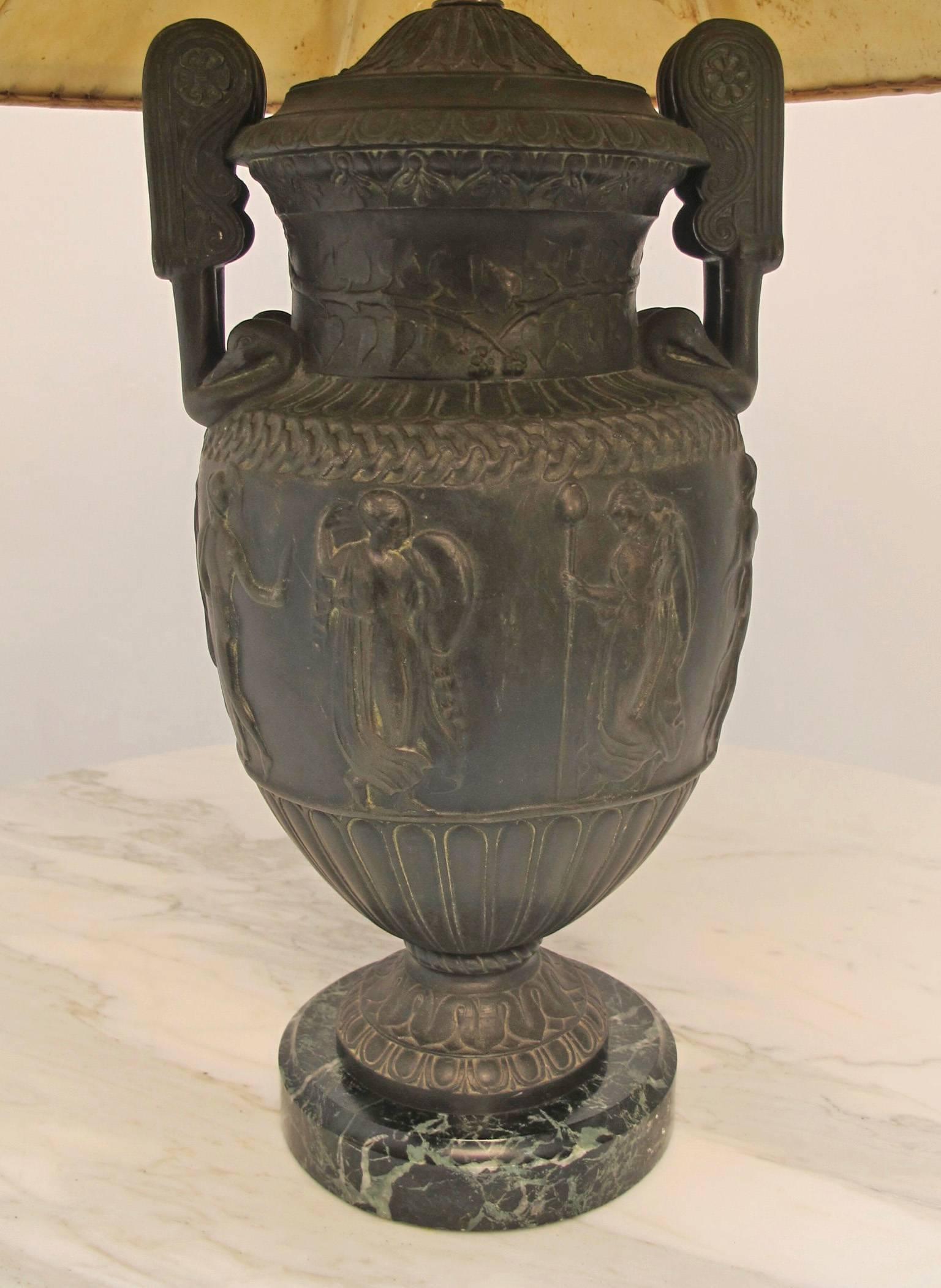 Neoclassical Urn Table Lamp In Excellent Condition For Sale In San Francisco, CA
