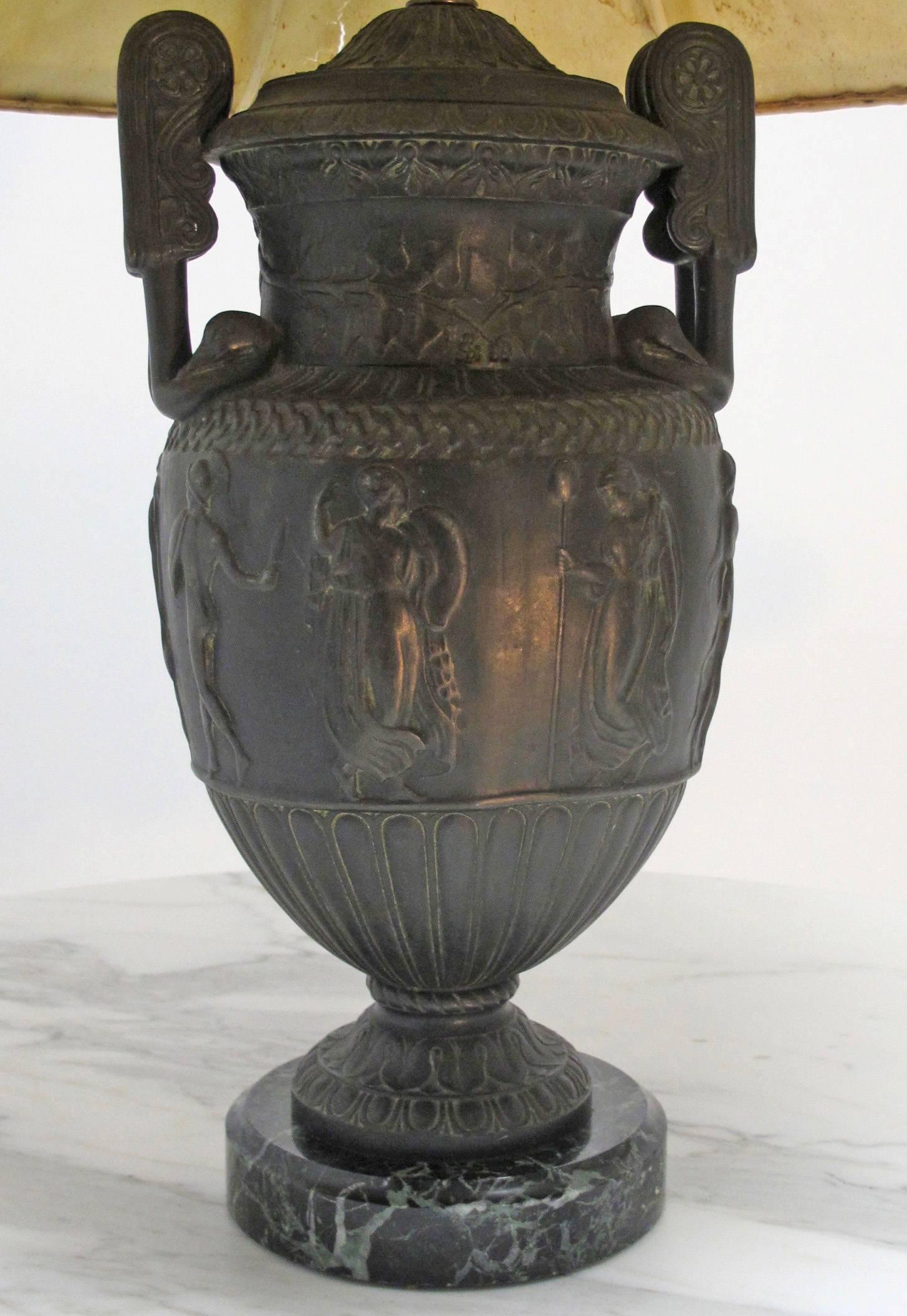 Neoclassical Urn Table Lamp For Sale 2