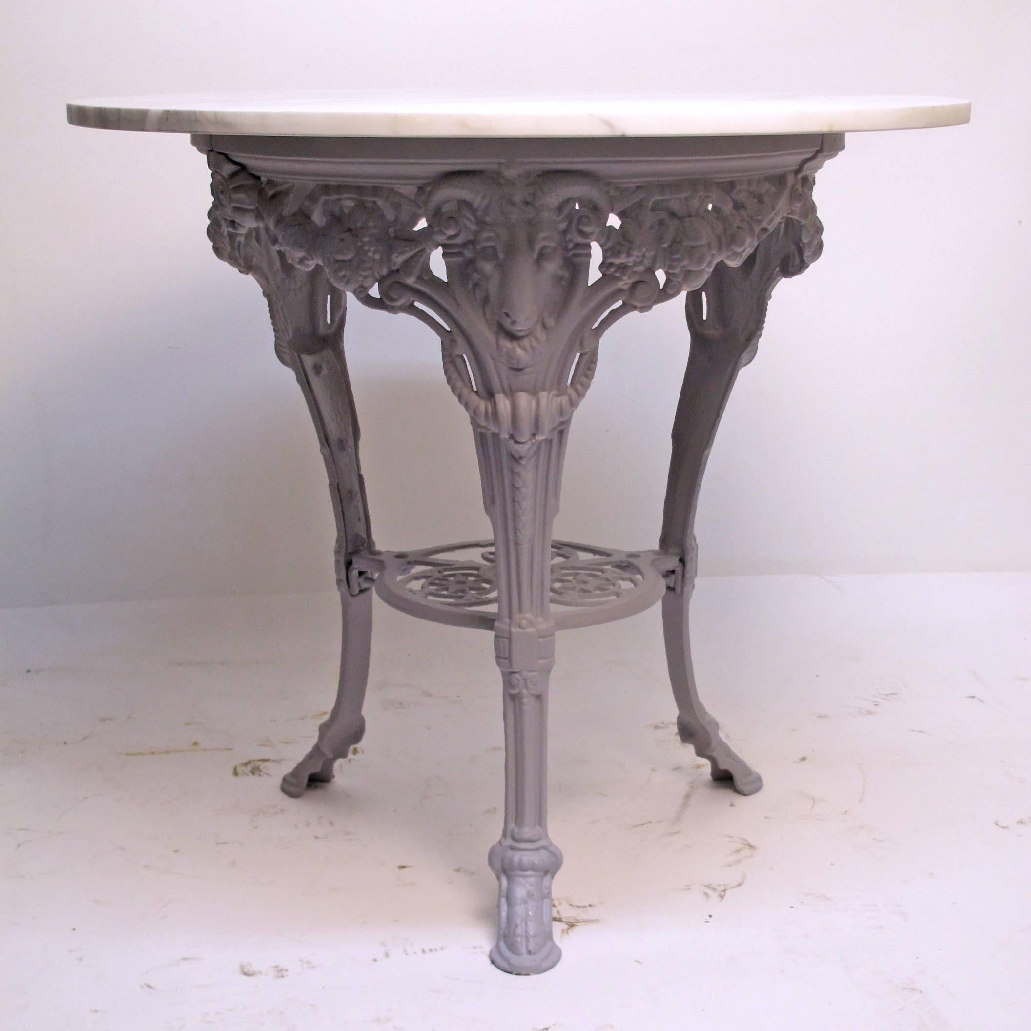 19th Century, French, Garden Cafe Table In Good Condition In San Francisco, CA