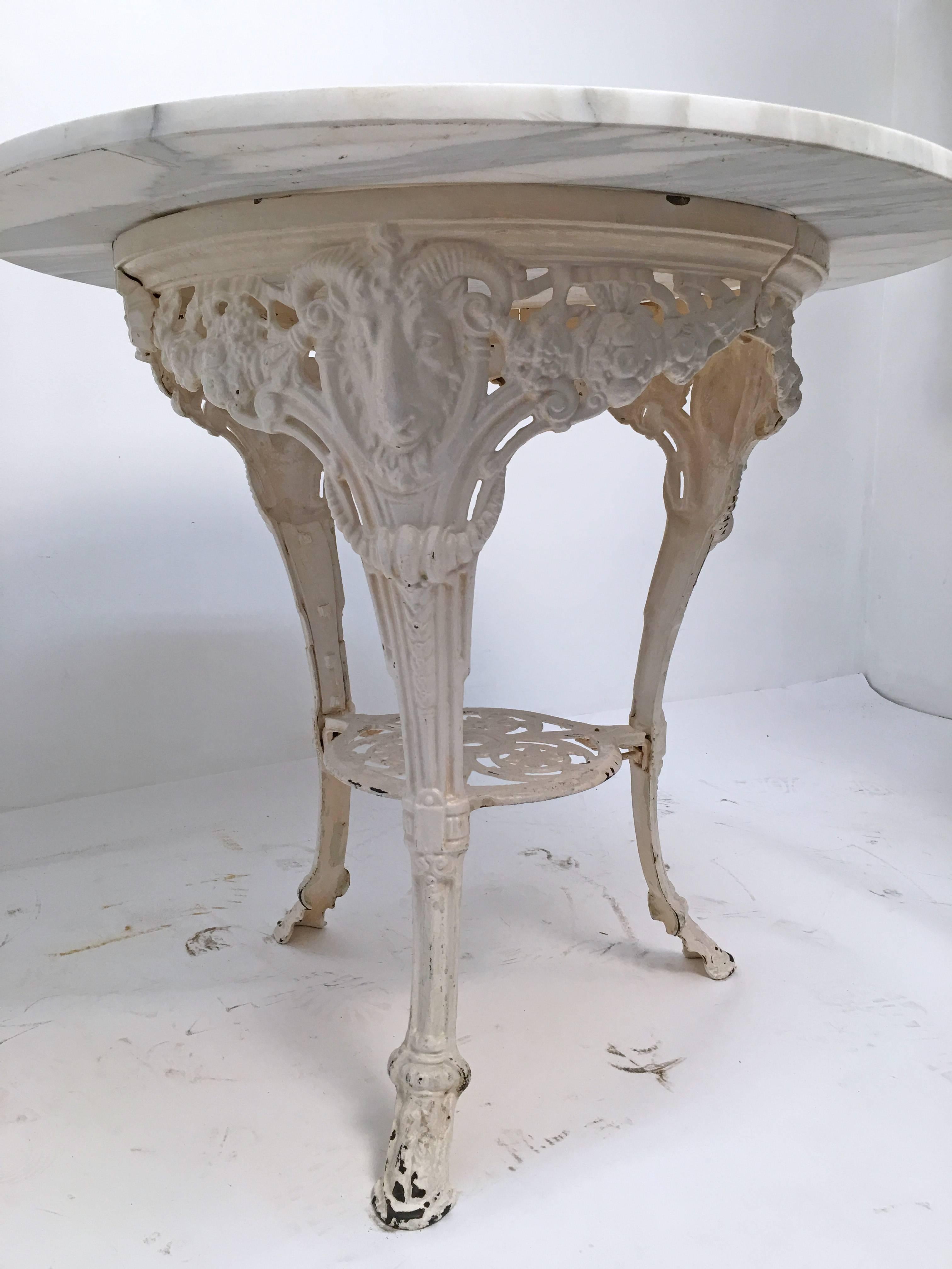 19th Century, French, Garden Cafe Table 1
