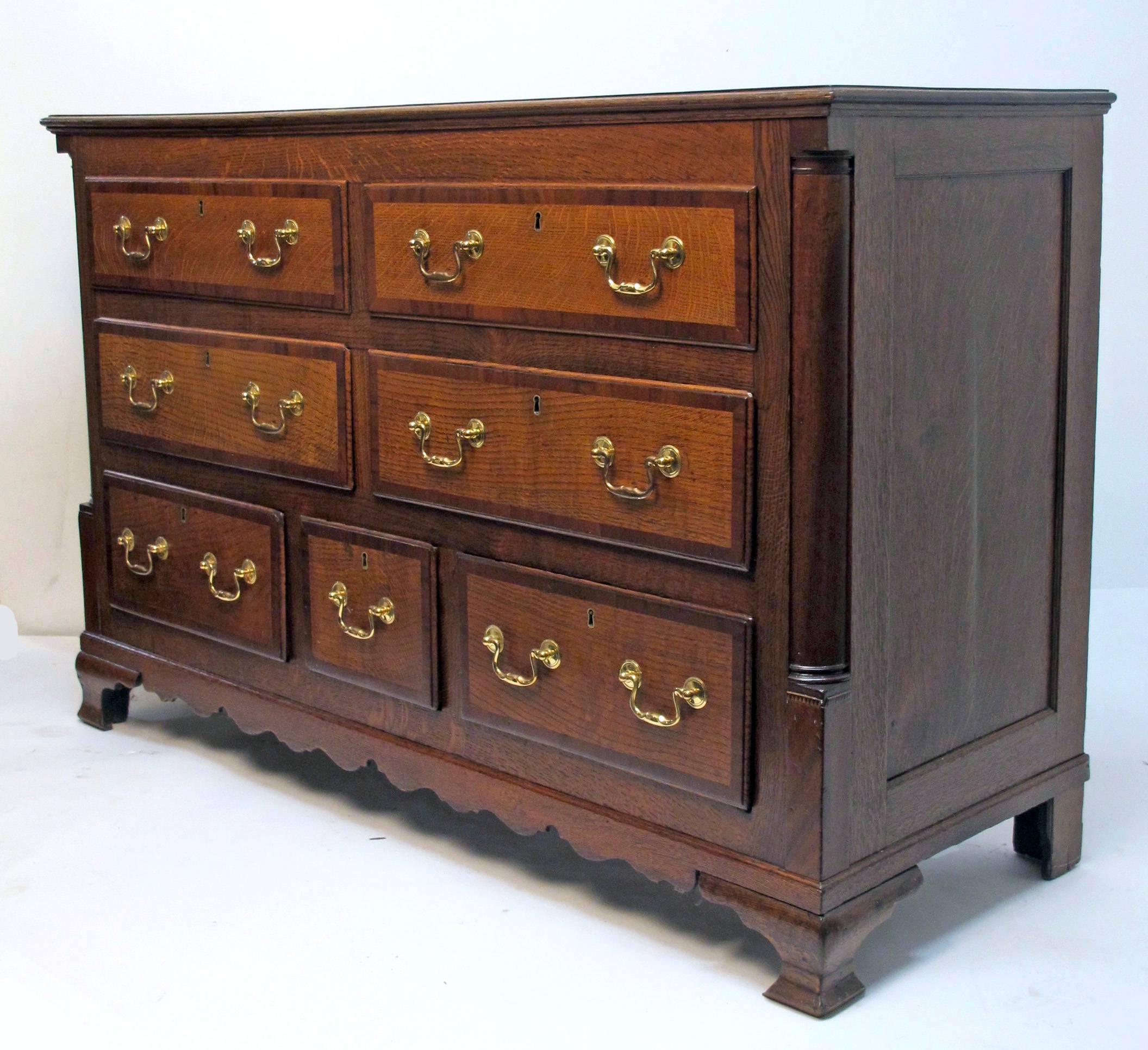 18th Century English Mule Chest Buffet Server In Excellent Condition In San Francisco, CA