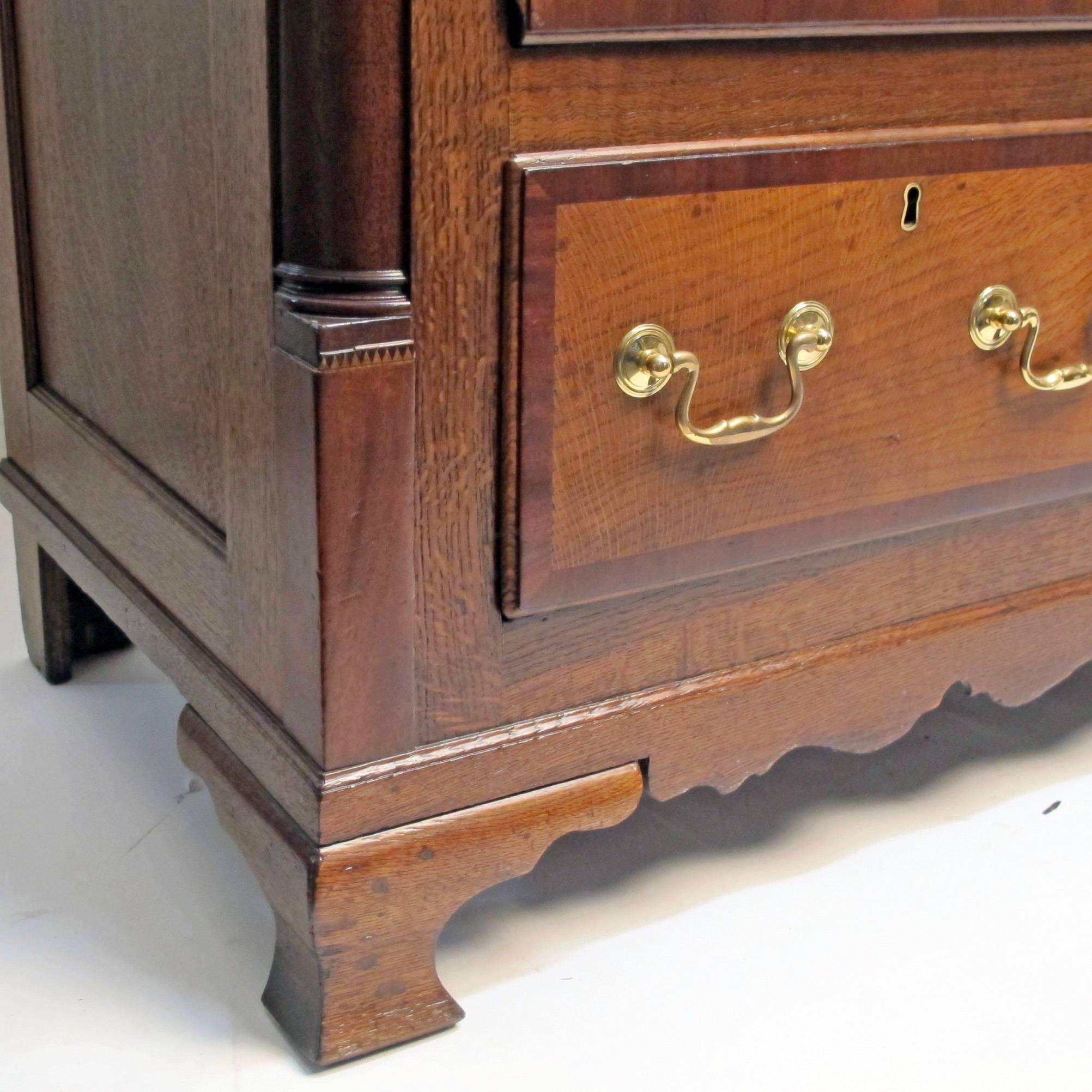 Mahogany 18th Century English Mule Chest Buffet Server