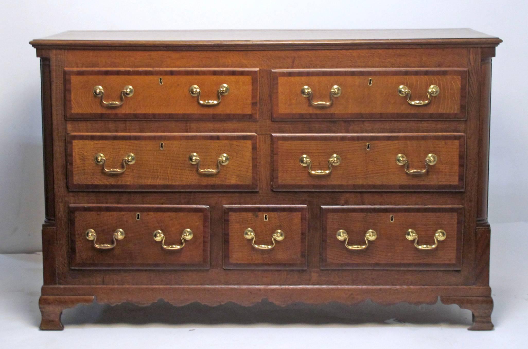 18th Century and Earlier 18th Century English Mule Chest Buffet Server