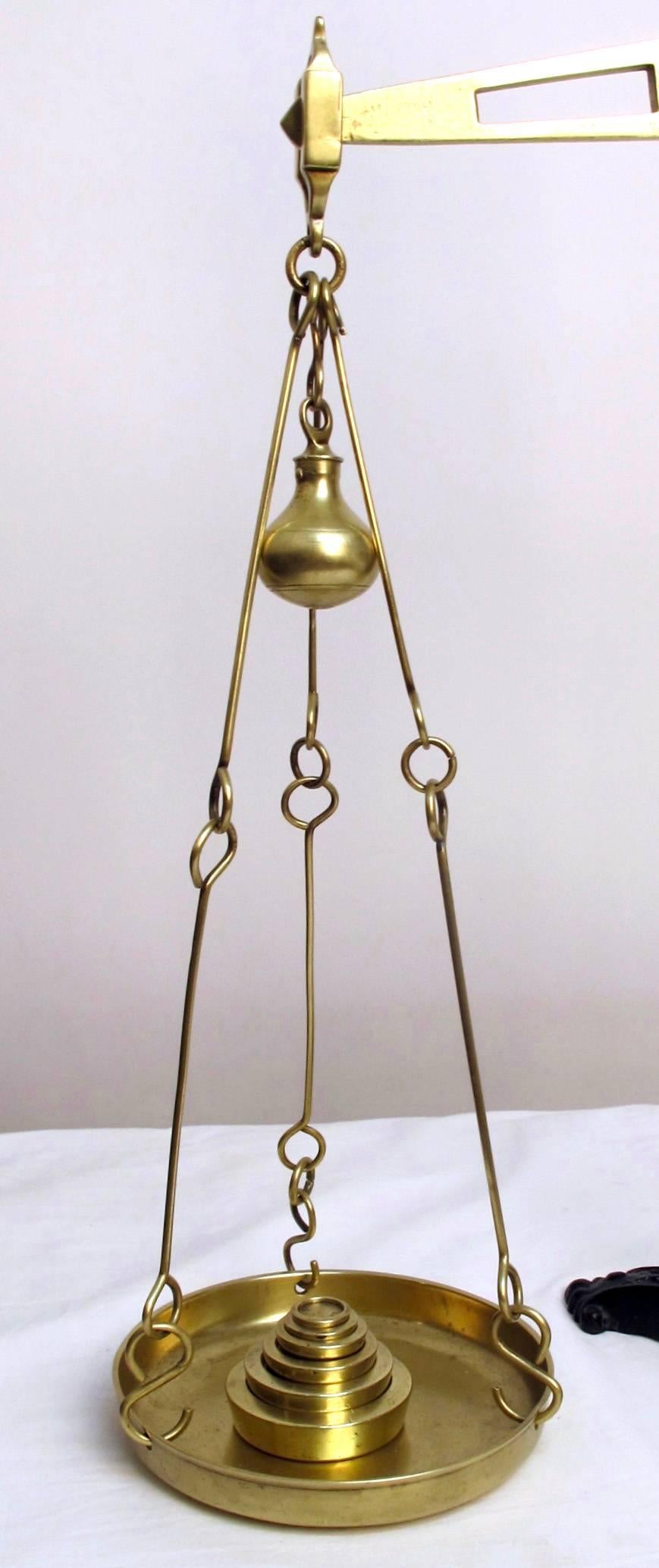 brass scale antiques