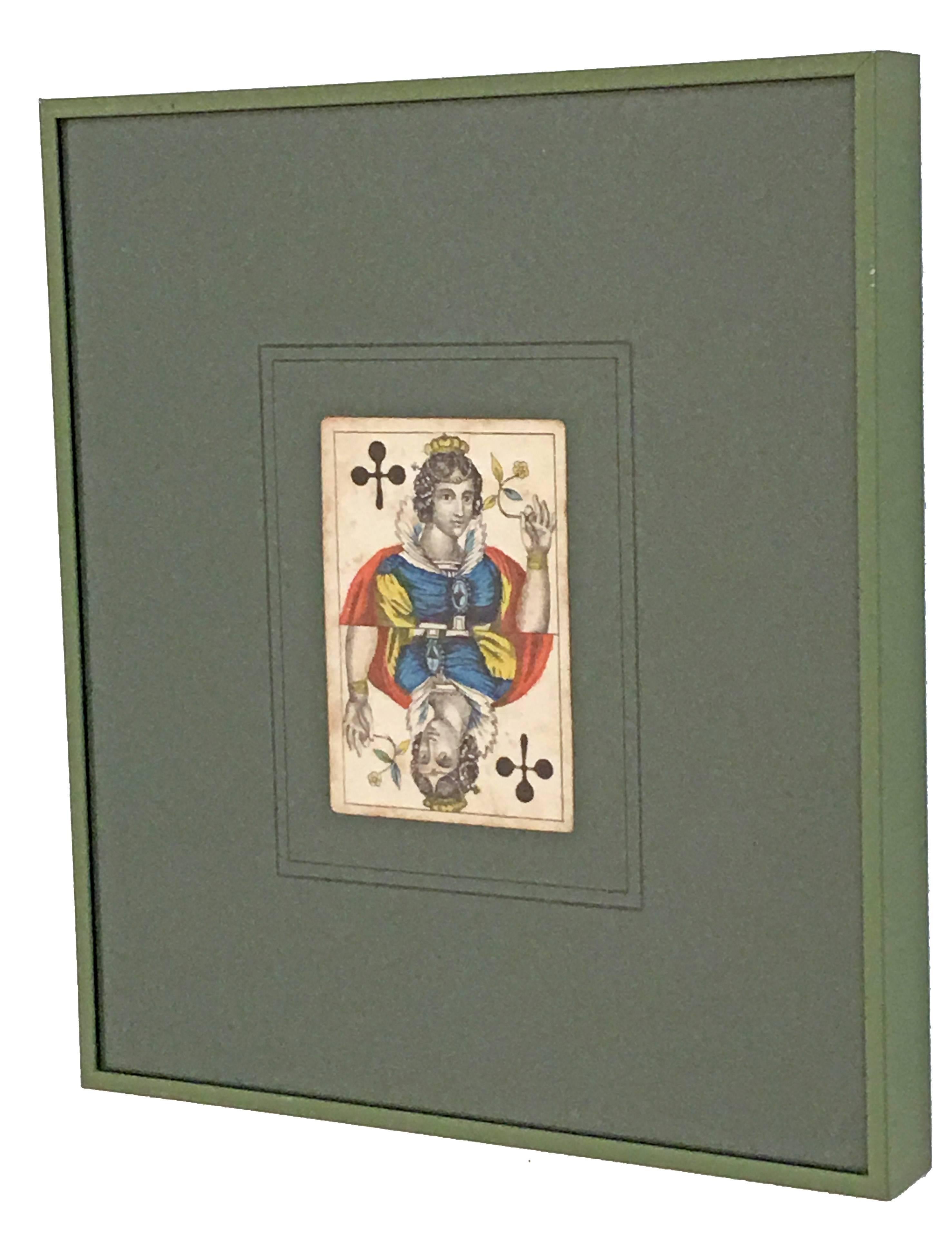 Collection of 62 Piatnik Playing Cards, 13 Framed Pieces, Austrian, 19th Century 2