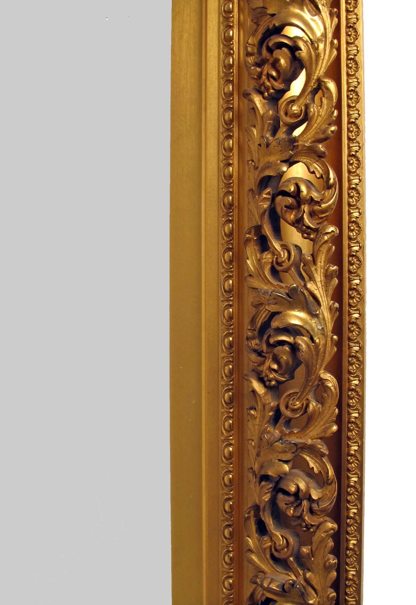 19th Century Gilt Mirror In Excellent Condition For Sale In San Francisco, CA