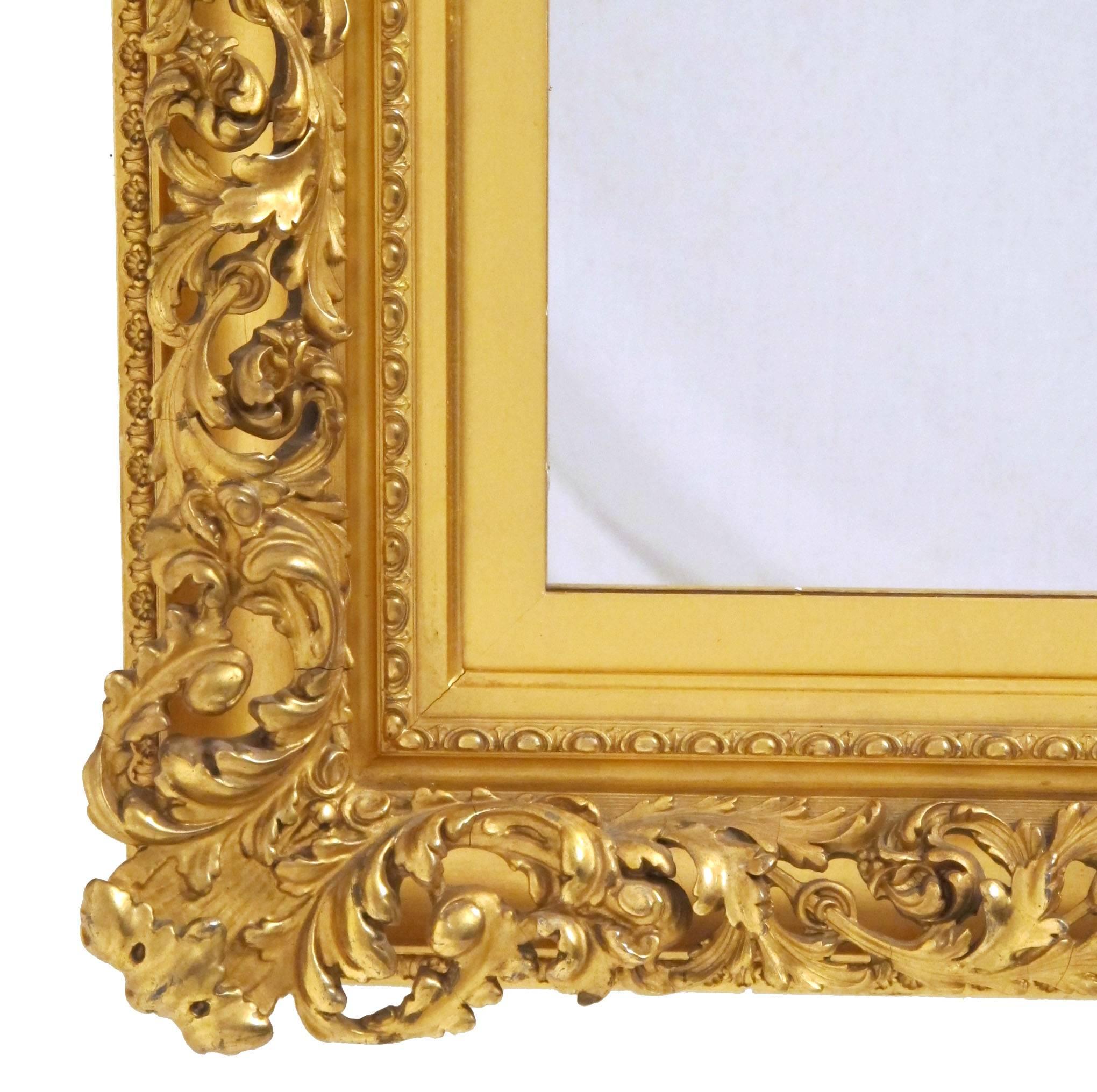 19th Century Gilt Mirror For Sale 2