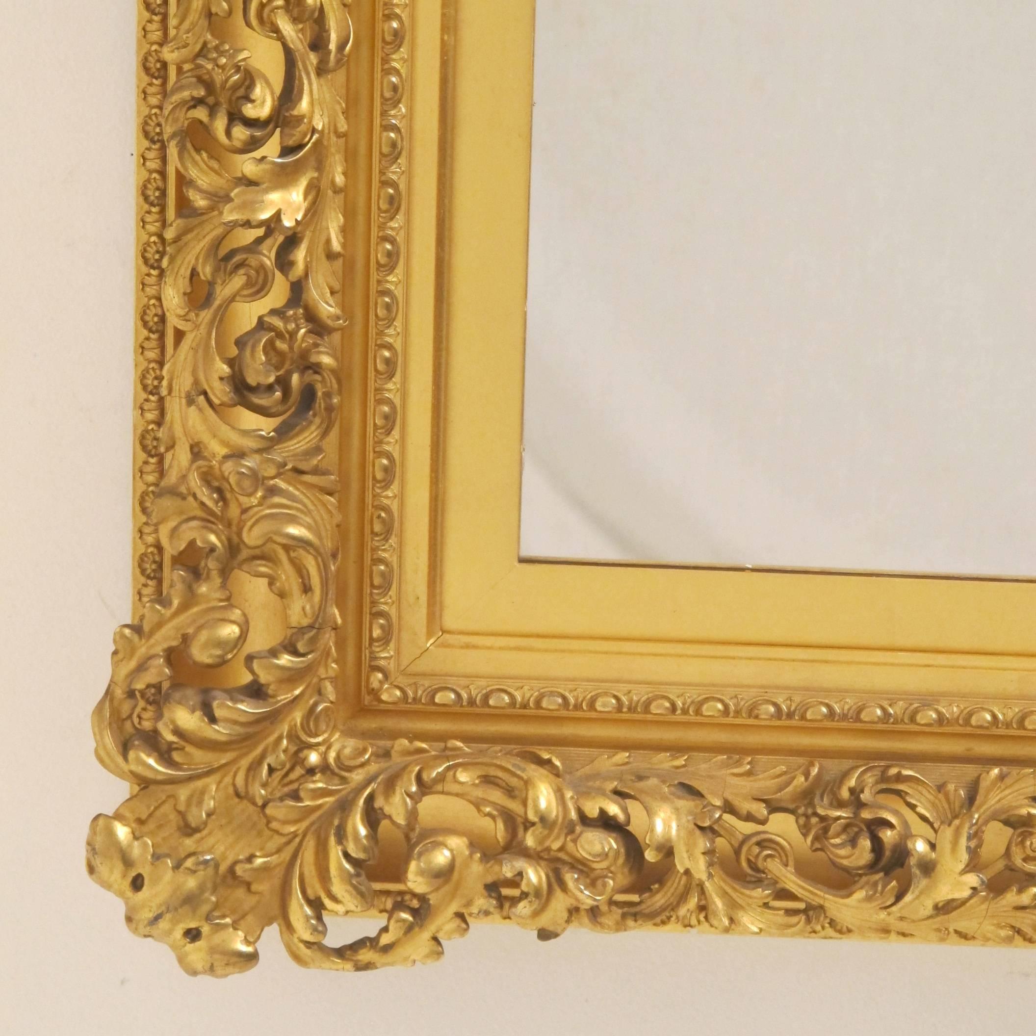 19th Century Gilt Mirror For Sale 4