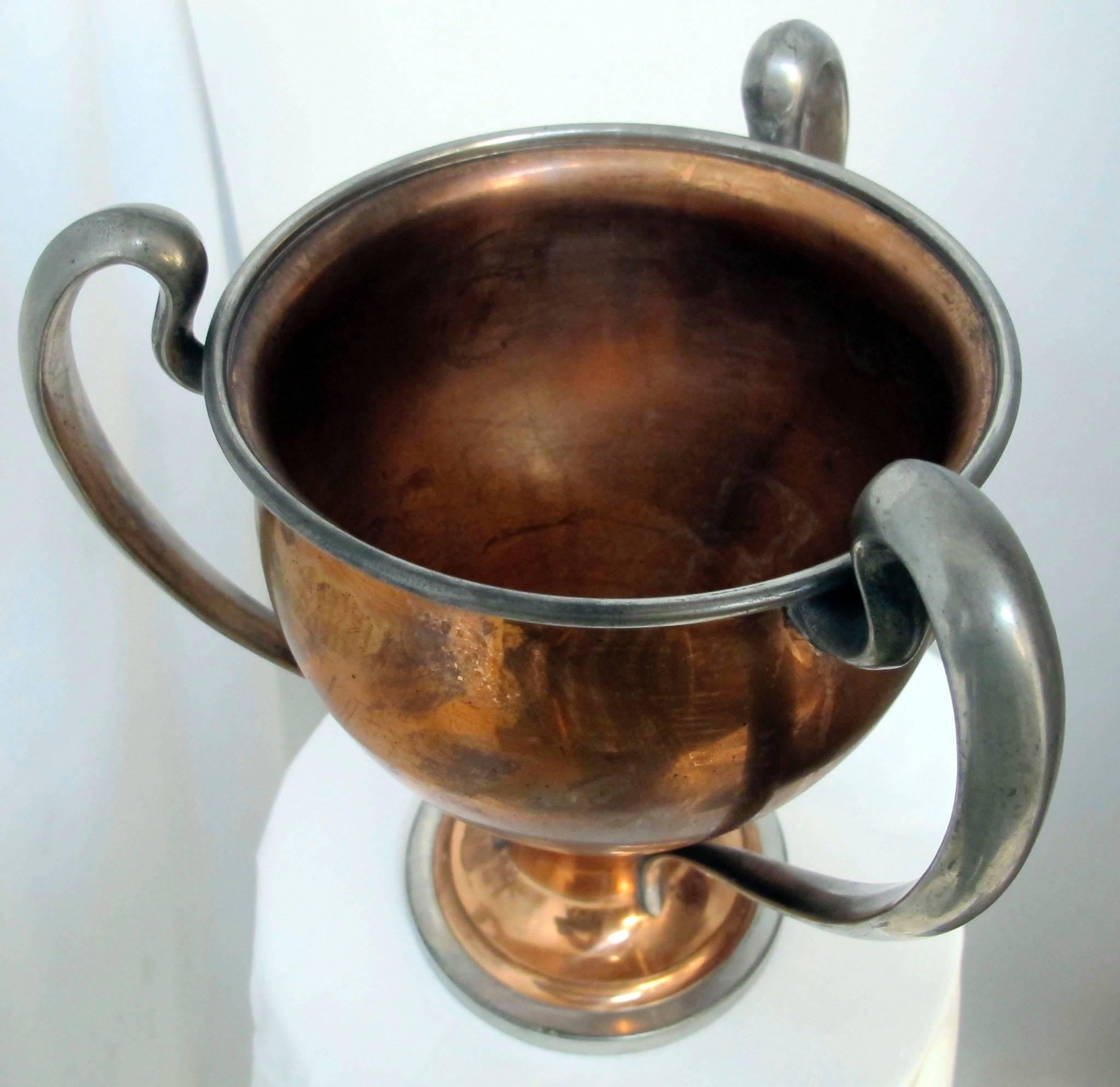 Antique San Francisco Yacht Club Trophy Loving Cup, 1908 2